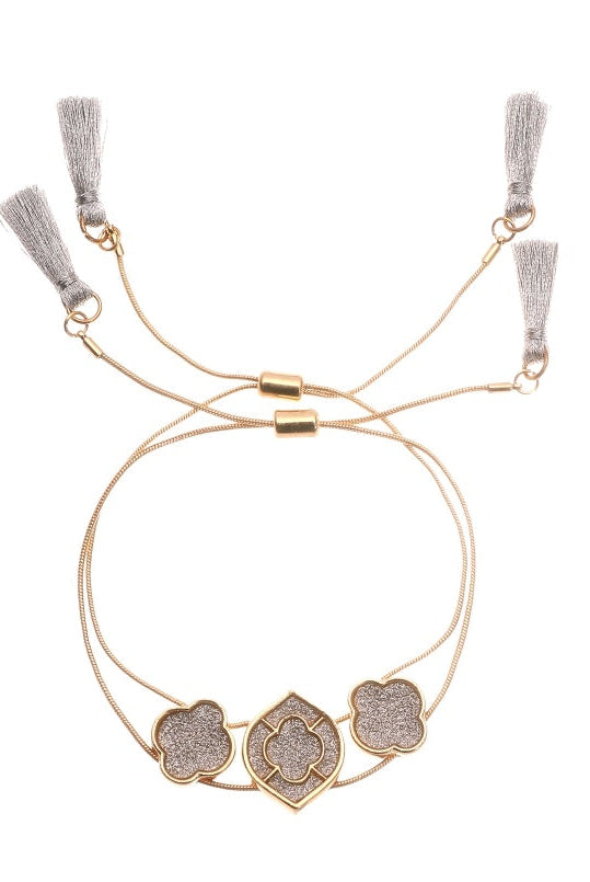 Startdust Station Double Pull Clasp Bracelet - Charming Charlie