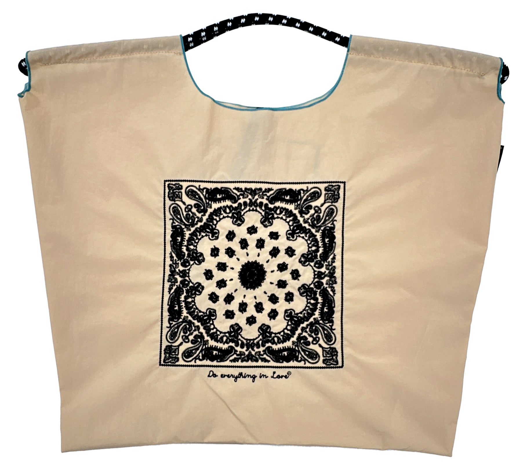 Paisley Pattern Rope Bag - Charming Charlie