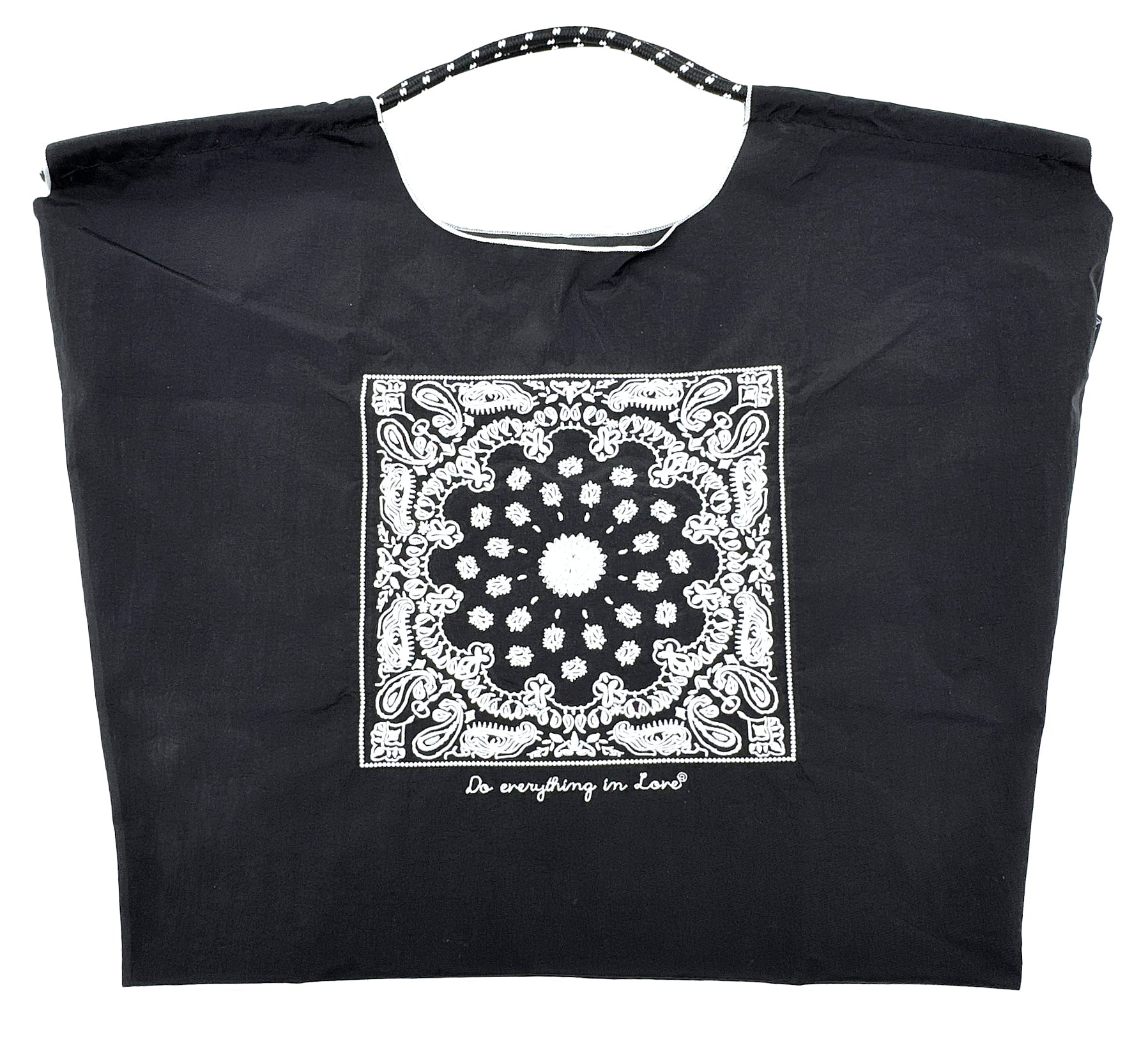 Paisley Pattern Rope Bag - Charming Charlie