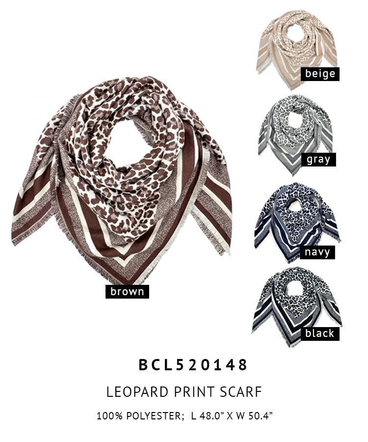 Leopard Print Scarf - Charming Charlie