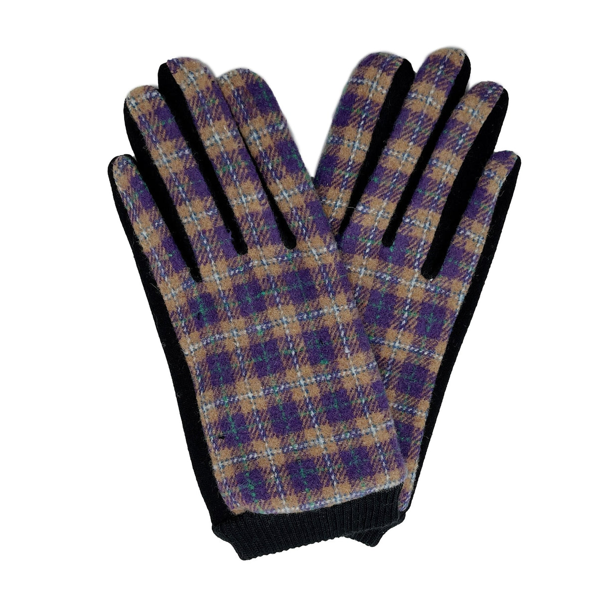 Shop for KW Fashion Plaid Touch Gloves at doeverythinginloveny.com wholesale fashion accessories