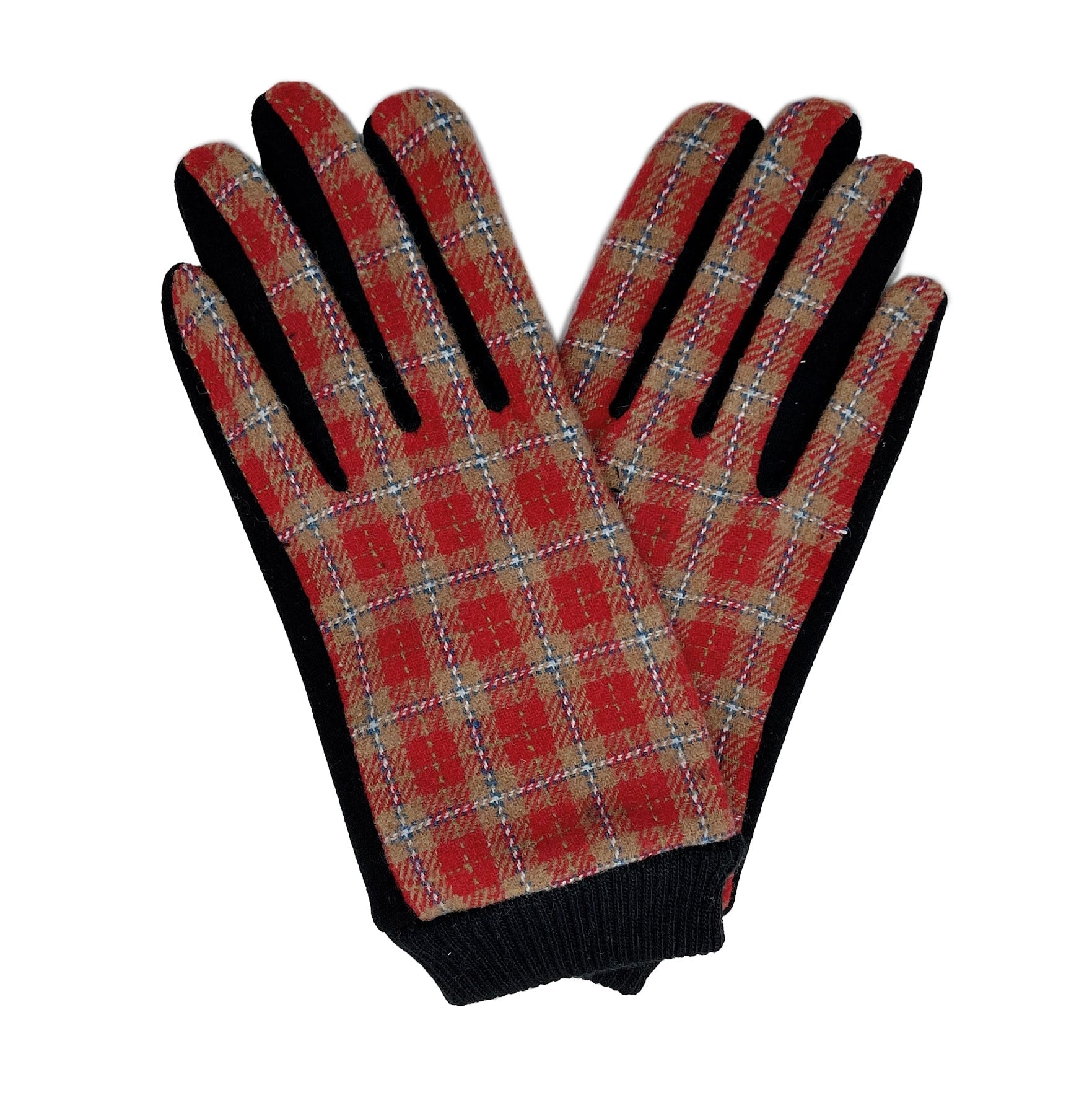 Shop for KW Fashion Plaid Touch Gloves at doeverythinginloveny.com wholesale fashion accessories