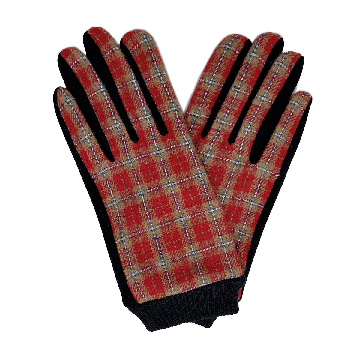 Shop for KW Fashion Plaid Touch Gloves at doeverythinginloveny.com wholesale fashion accessories
