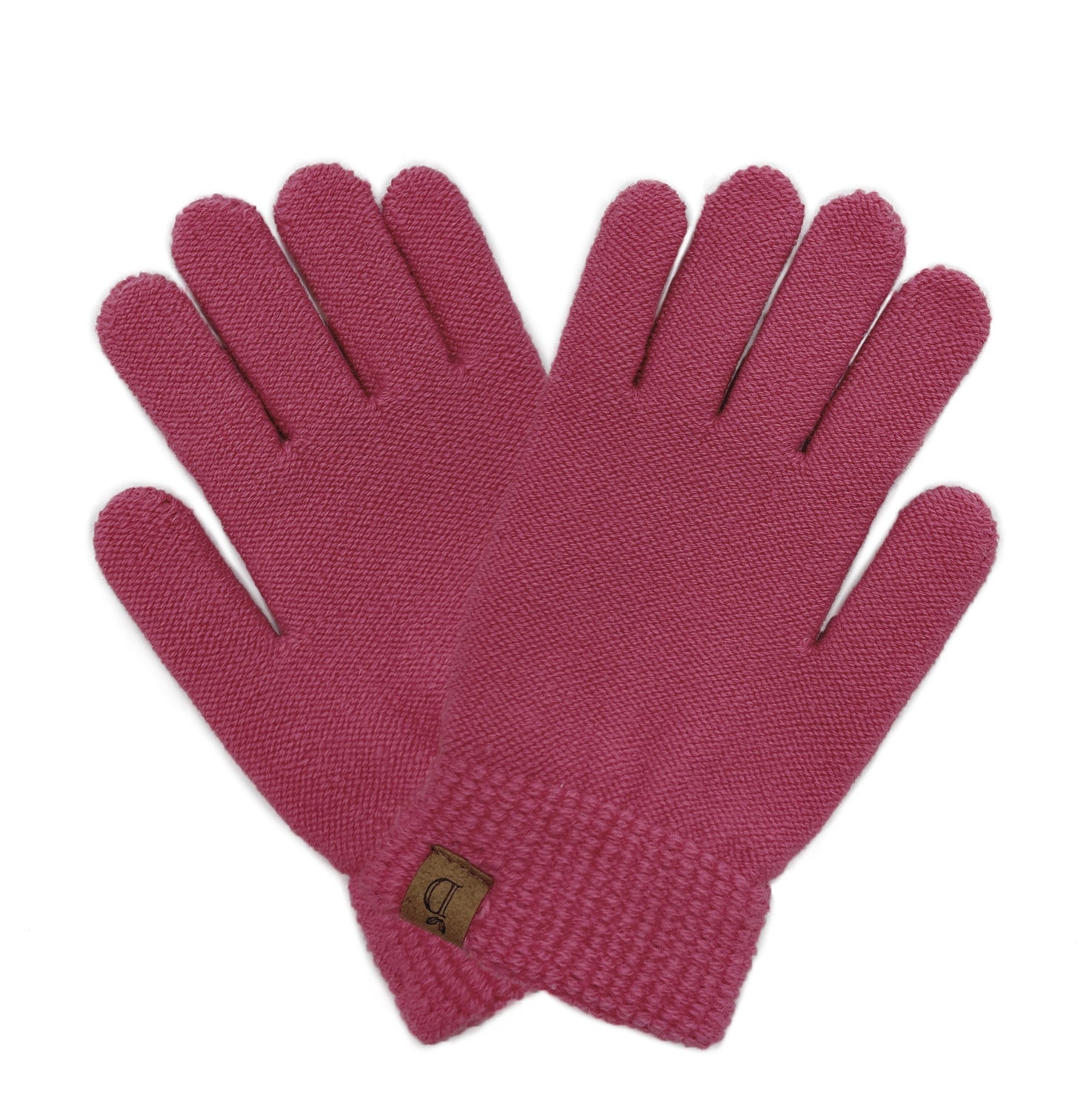 Solid Knit Touch Gloves - Charming Charlie