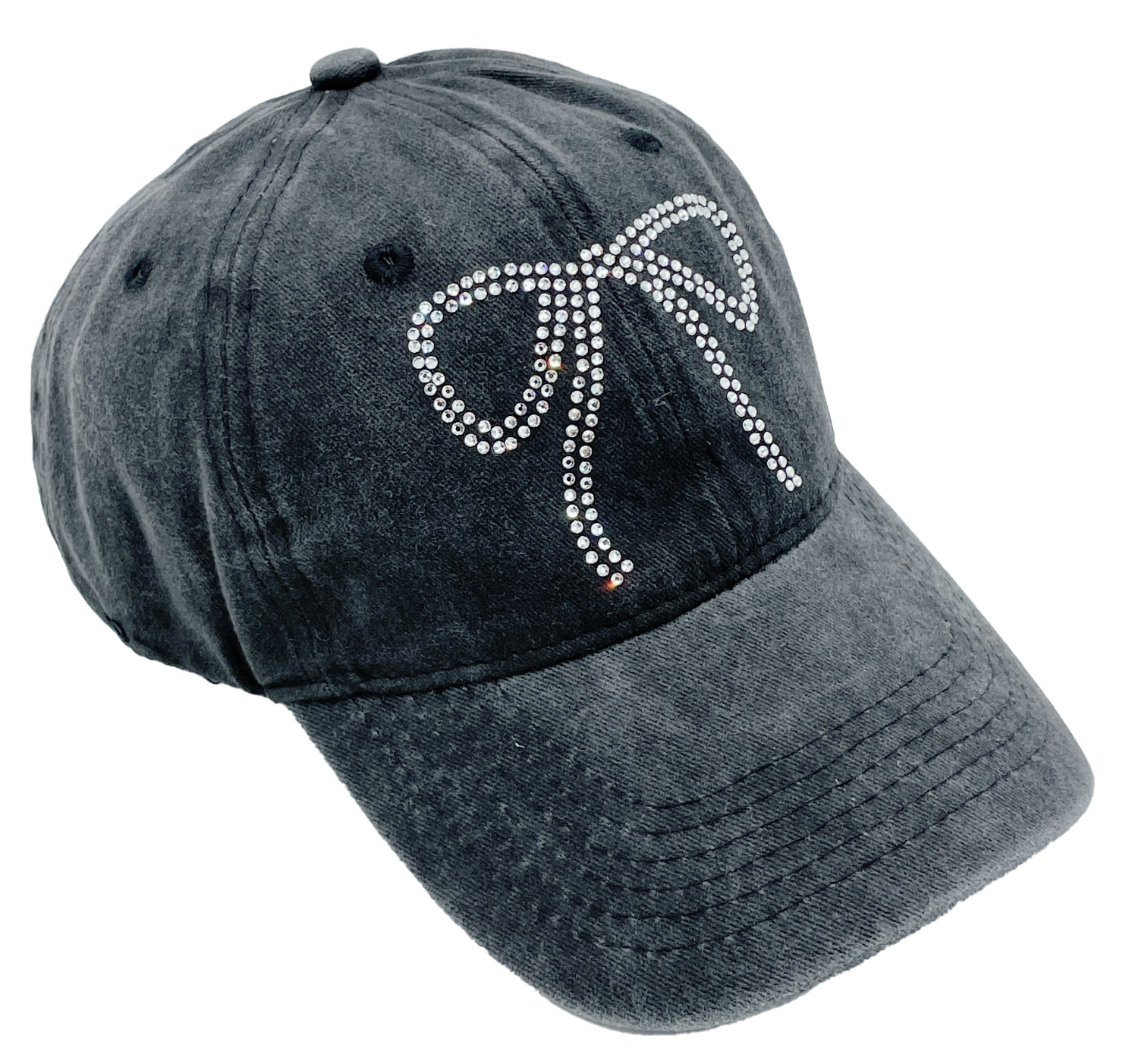 Stone Big Bow Baseball Cap - Charming Charlie