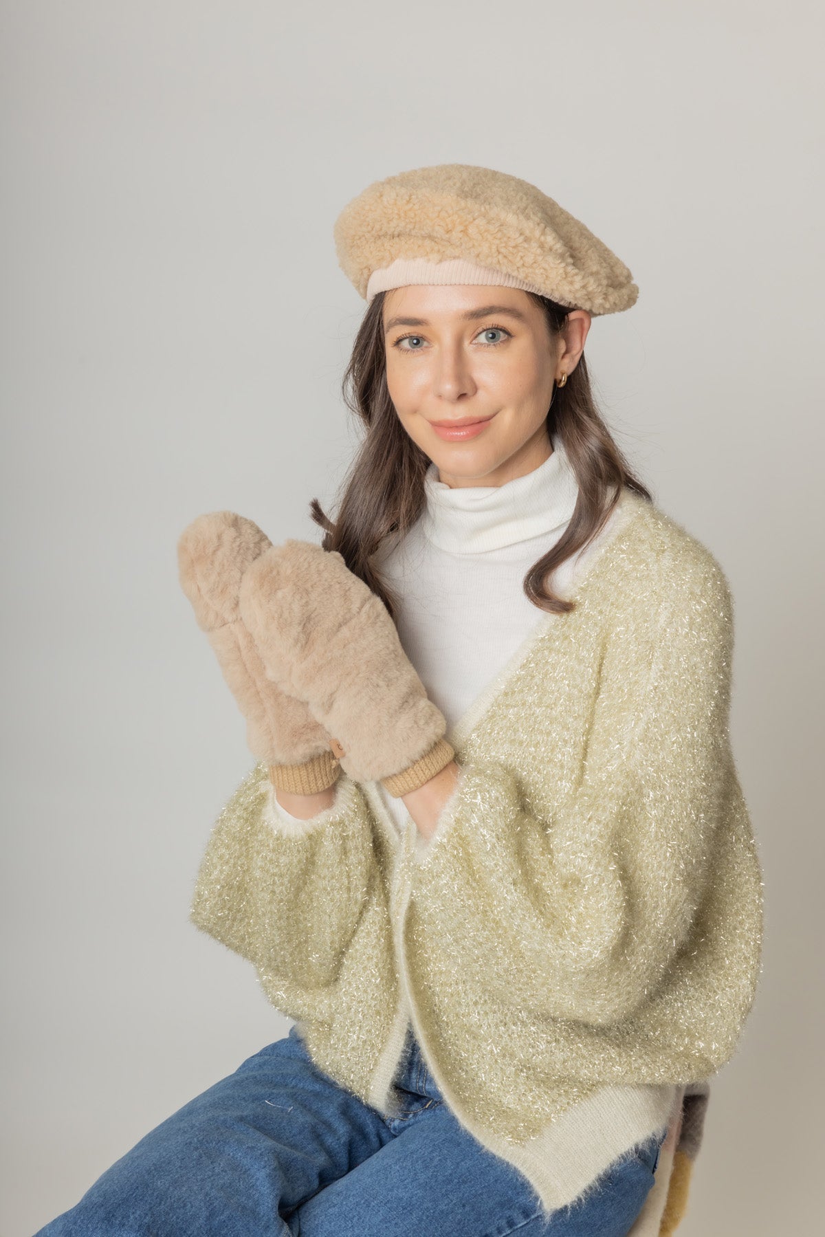 Sherpa Beret - Charming Charlie