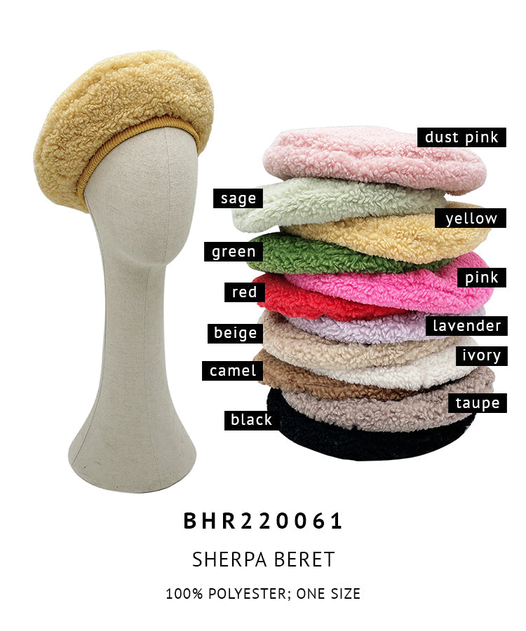 Sherpa Beret - Charming Charlie