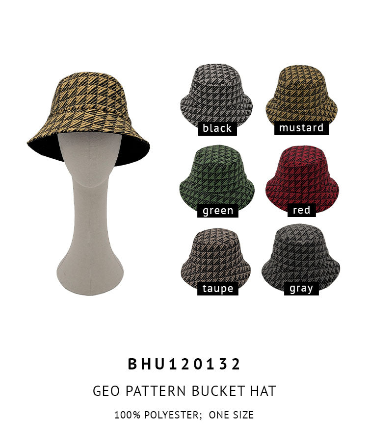 Geo Pattern Bucket Hat - Charming Charlie