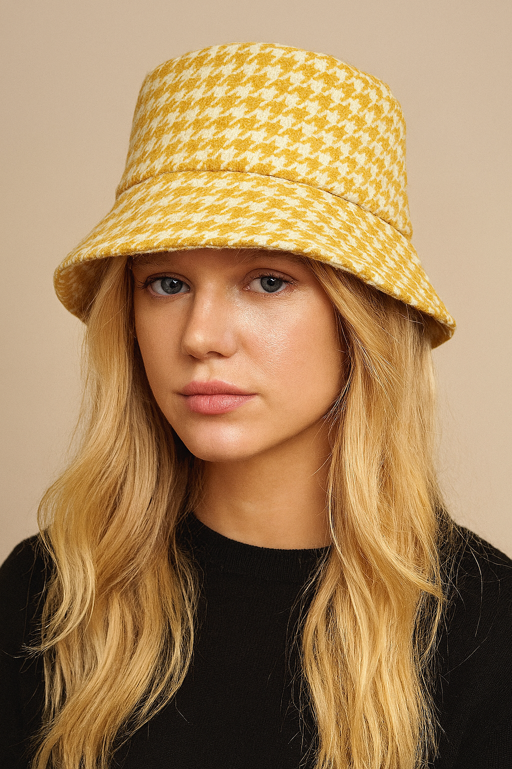 Houndtooth Bucket Hat - Charming Charlie