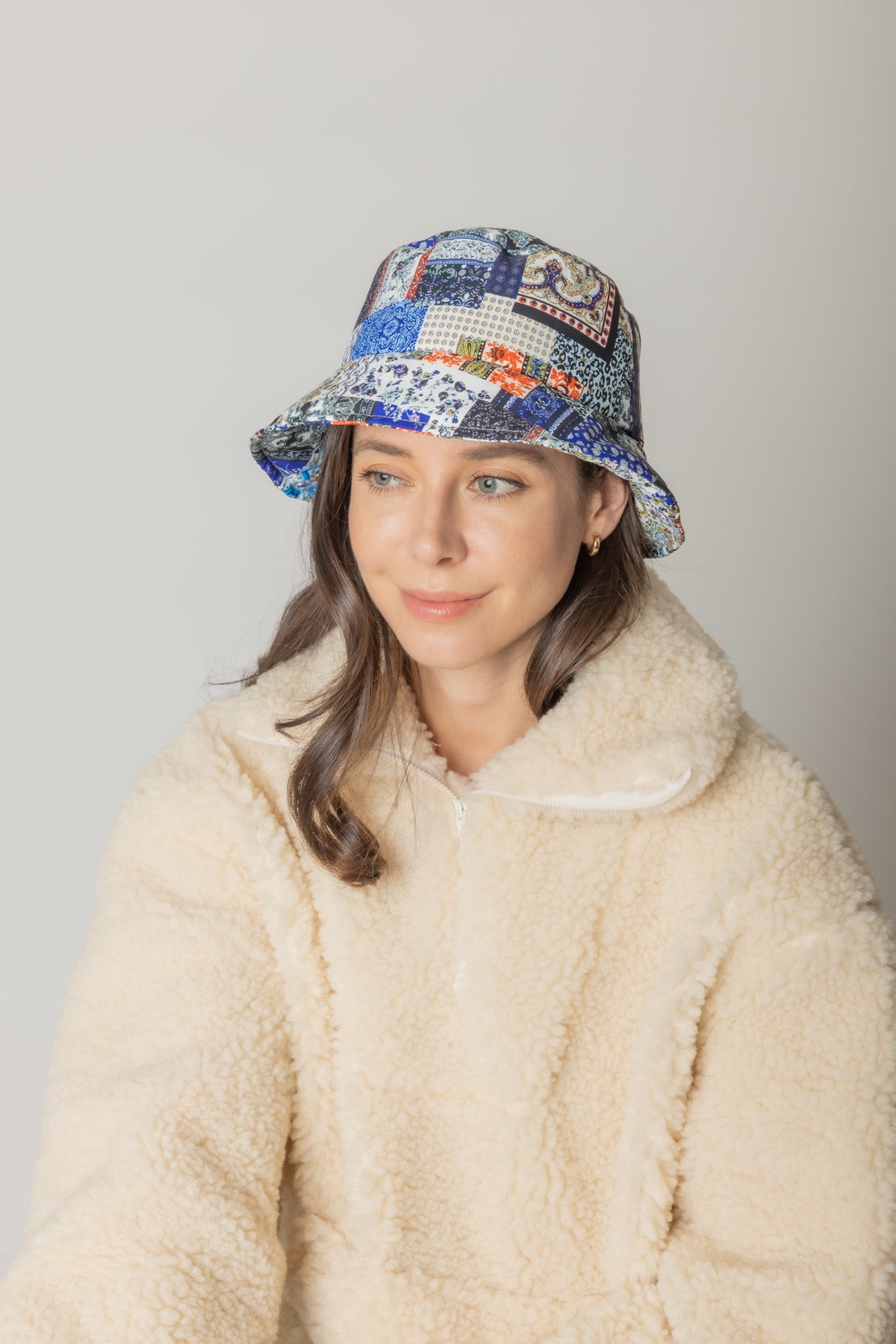 Mix Print Padding Bucket Hat - Charming Charlie