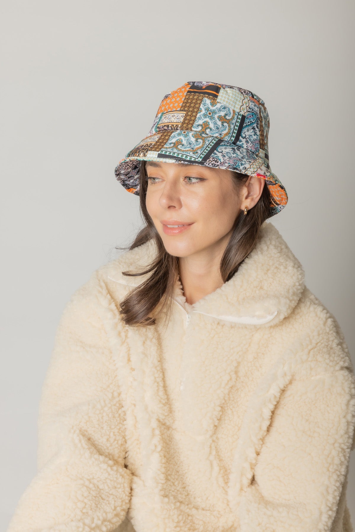 Mix Print Padding Bucket Hat - Charming Charlie