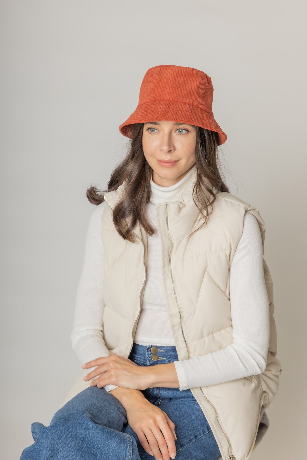 Thin Corduroy Bucket Hat - Charming Charlie