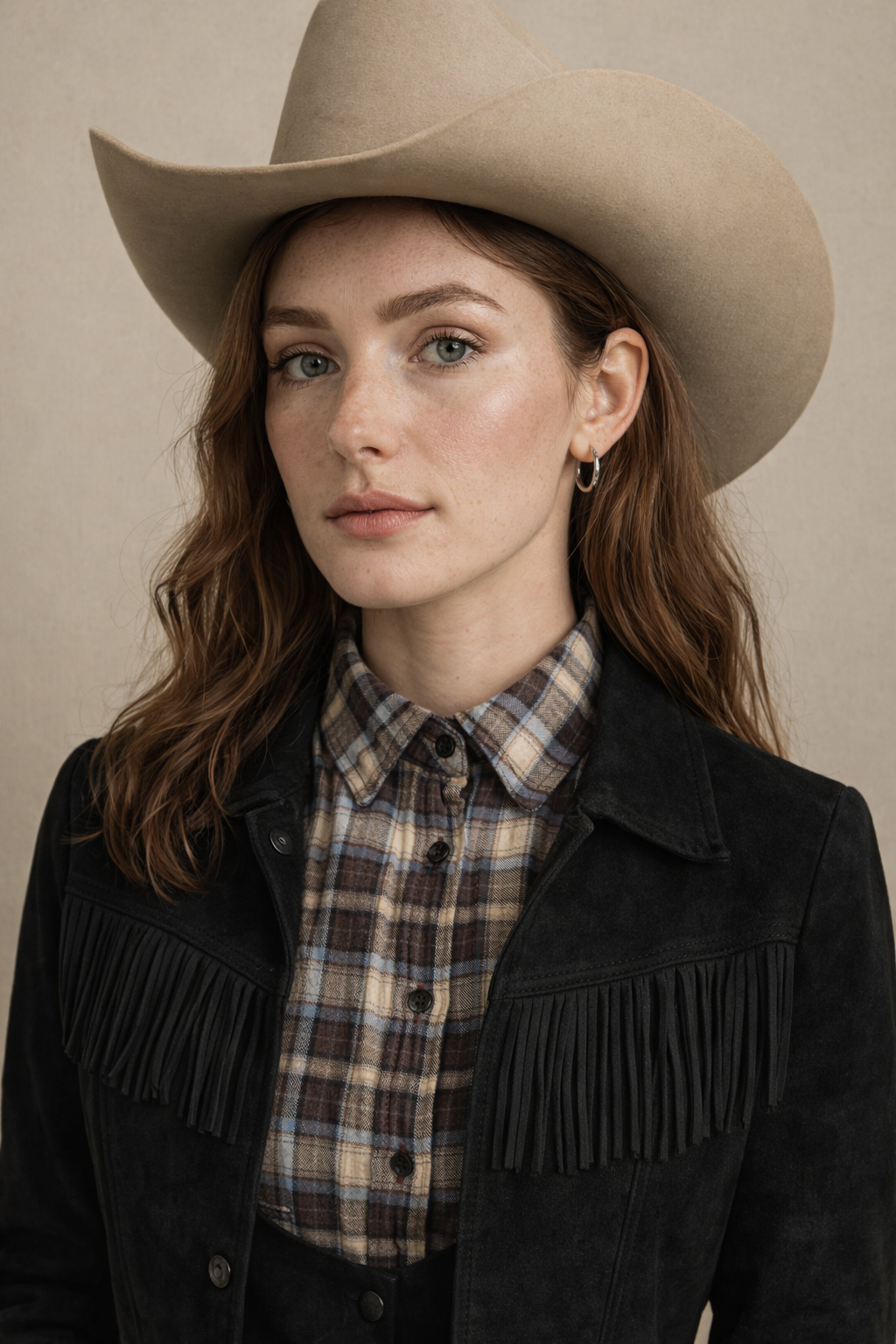 Plaid Western Collar - Charming Charlie