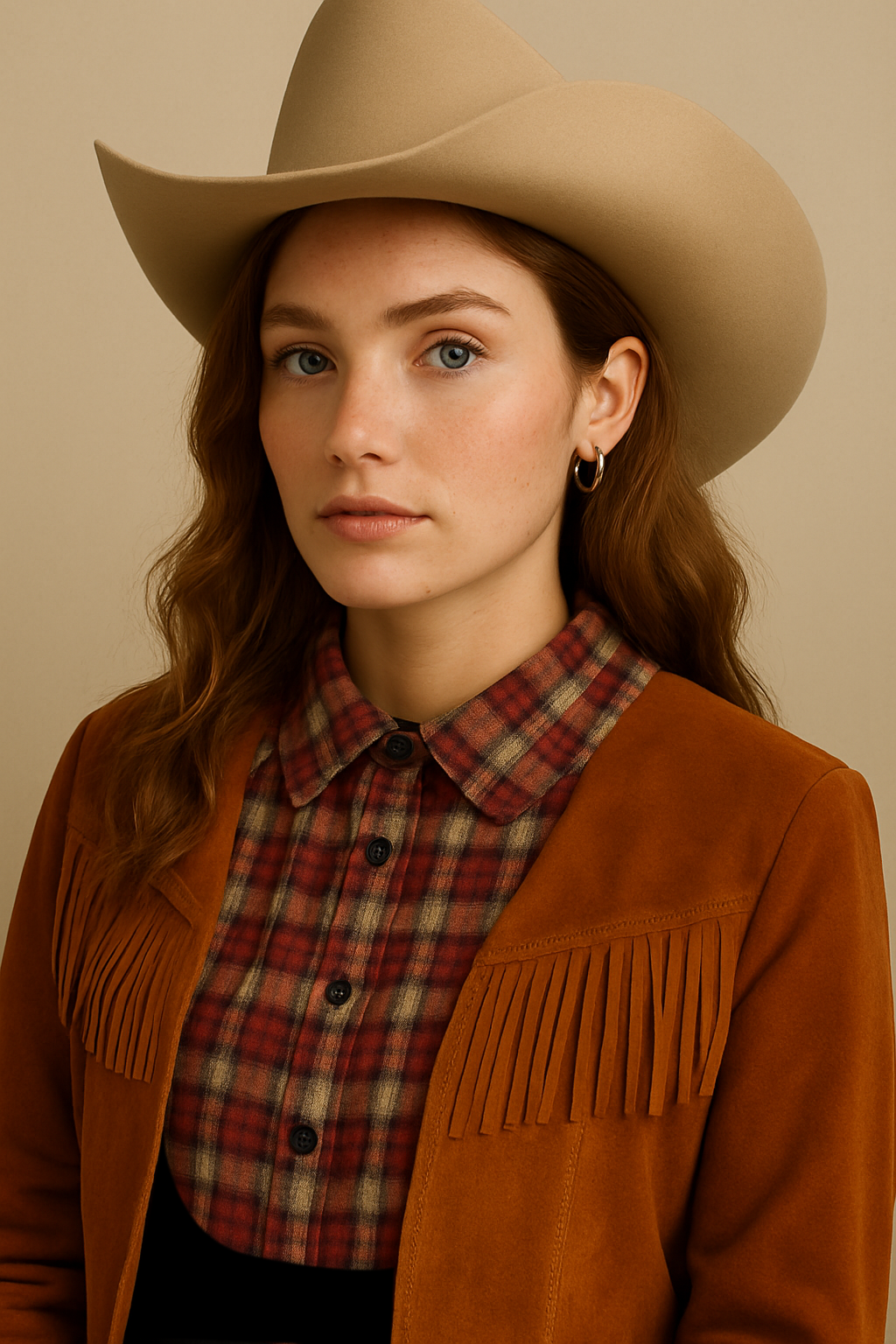 Plaid Western Collar - Charming Charlie