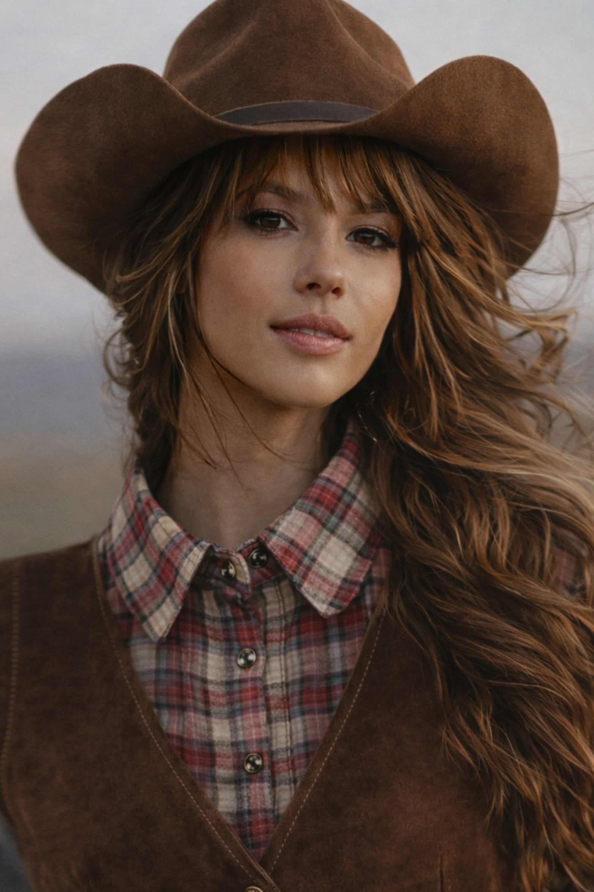 Plaid Western Collar - Charming Charlie
