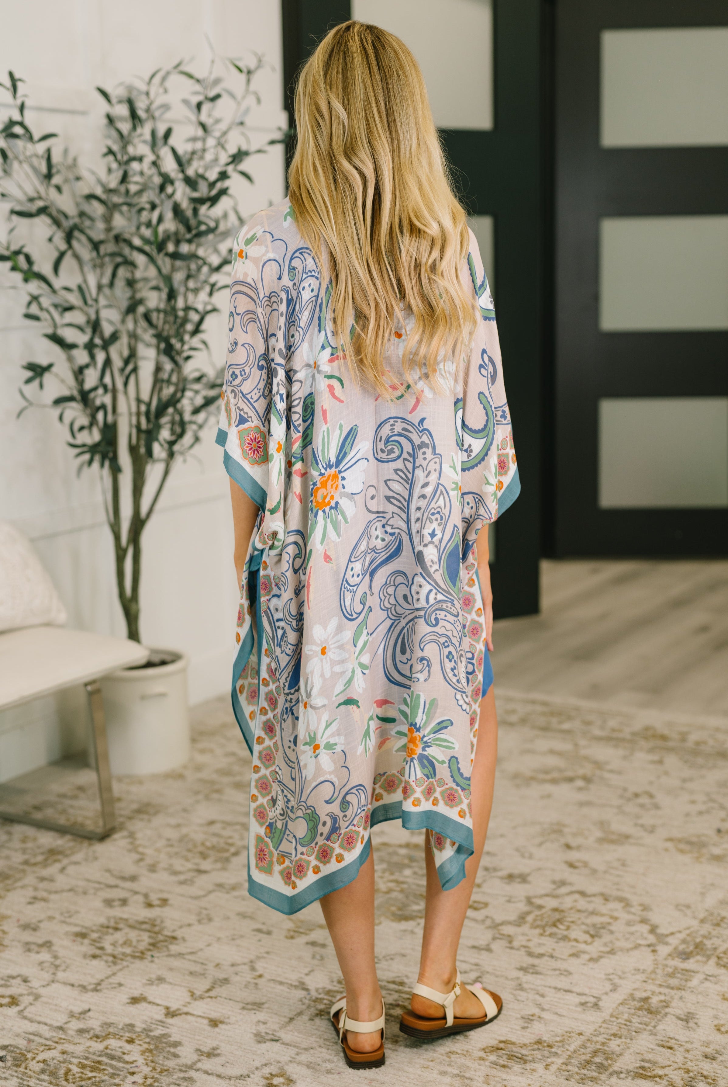 Back to My Roots Lightweight Kimono - Charming Charlie