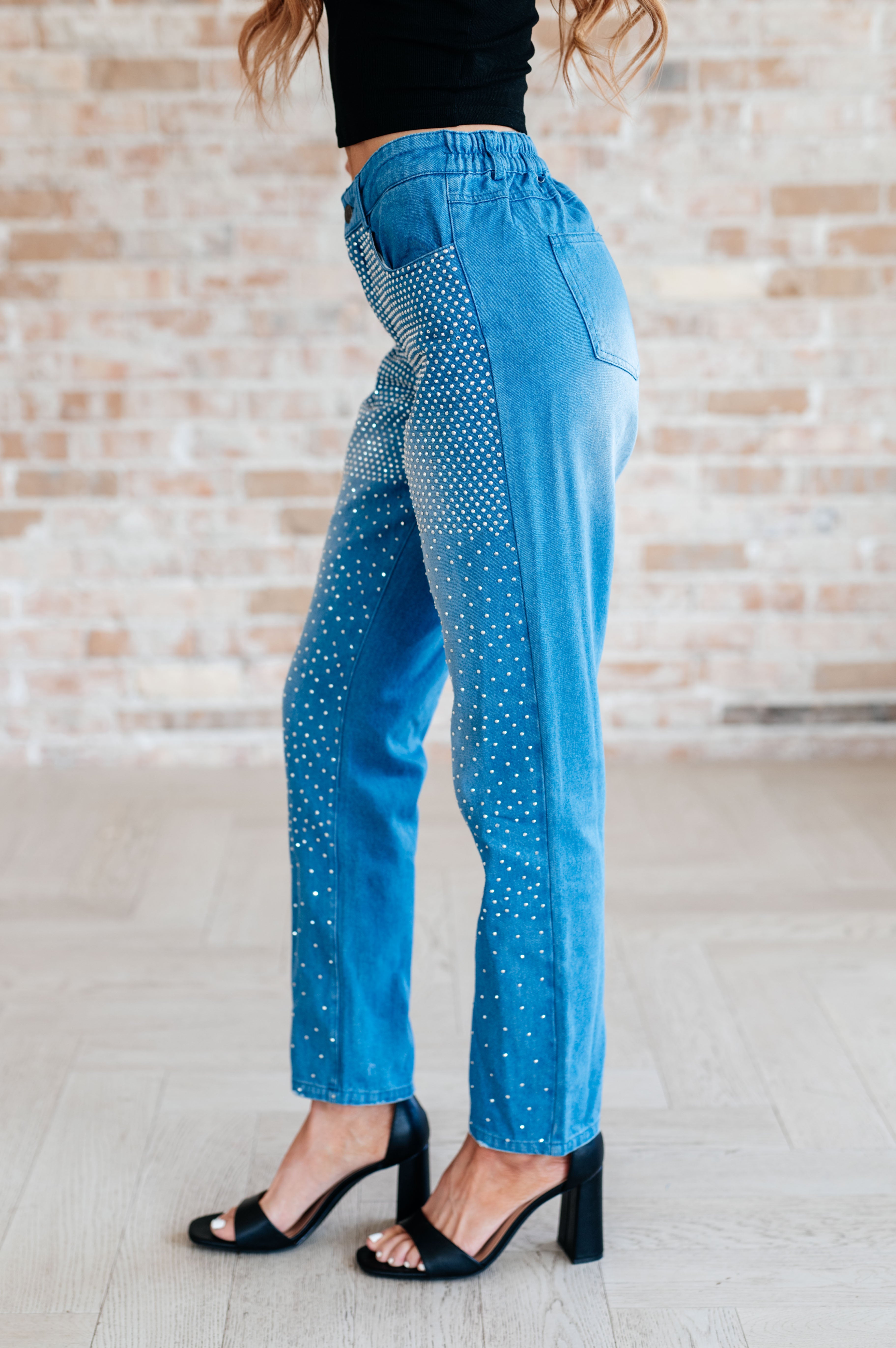 Beck and Call Rhinestone Pants - Charming Charlie