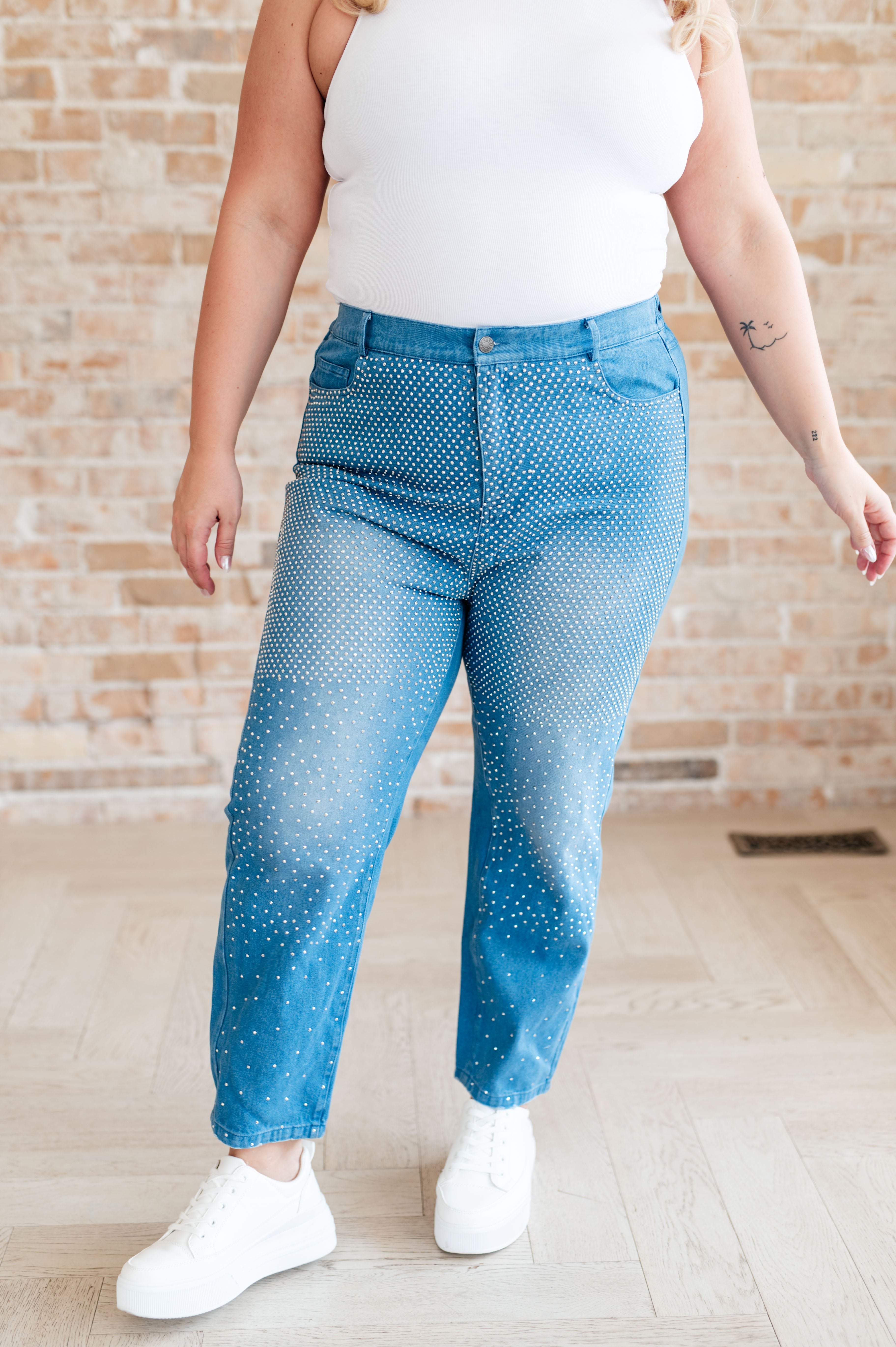 Beck and Call Rhinestone Pants - Charming Charlie