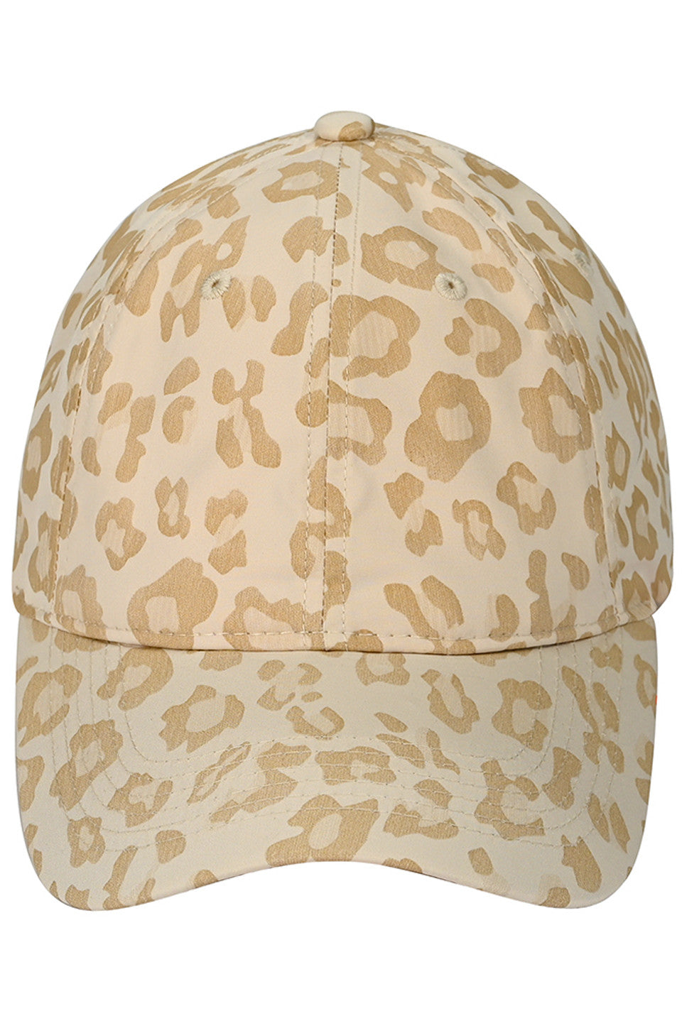 Beige C.C Leopard Pattern Baseball Cap features a fierce leopard pattern, offering a trendy and stylish addition to your wardrobe. This cap is perfect for any outdoor activity with its durable construction and comfortable fit. Add a touch of edginess to your outfit while staying protected from the sun.
