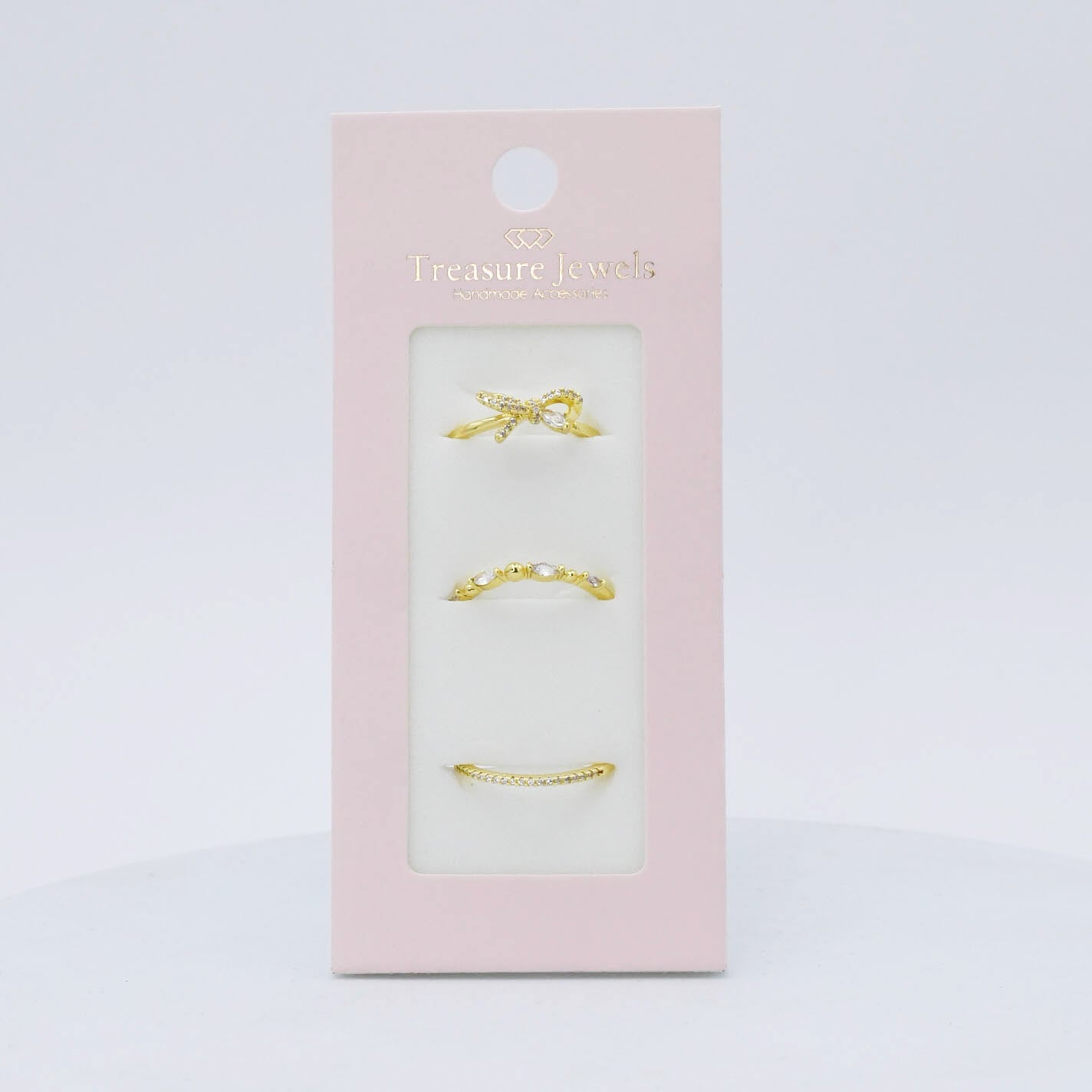 Belle Bow Ring Set - Charming Charlie