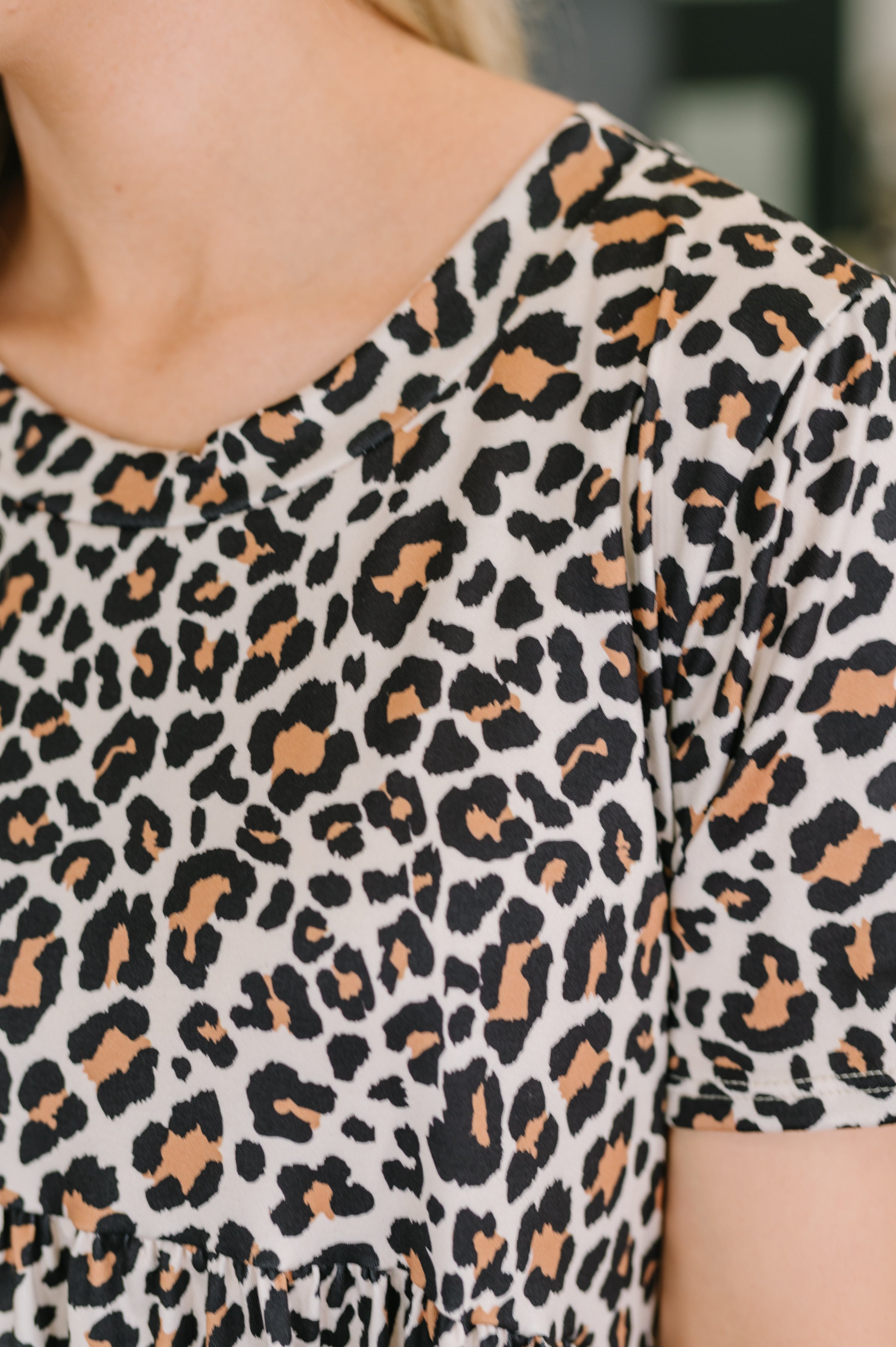 Better Stuff To Do Leopard Print Smock Dress - Charming Charlie
