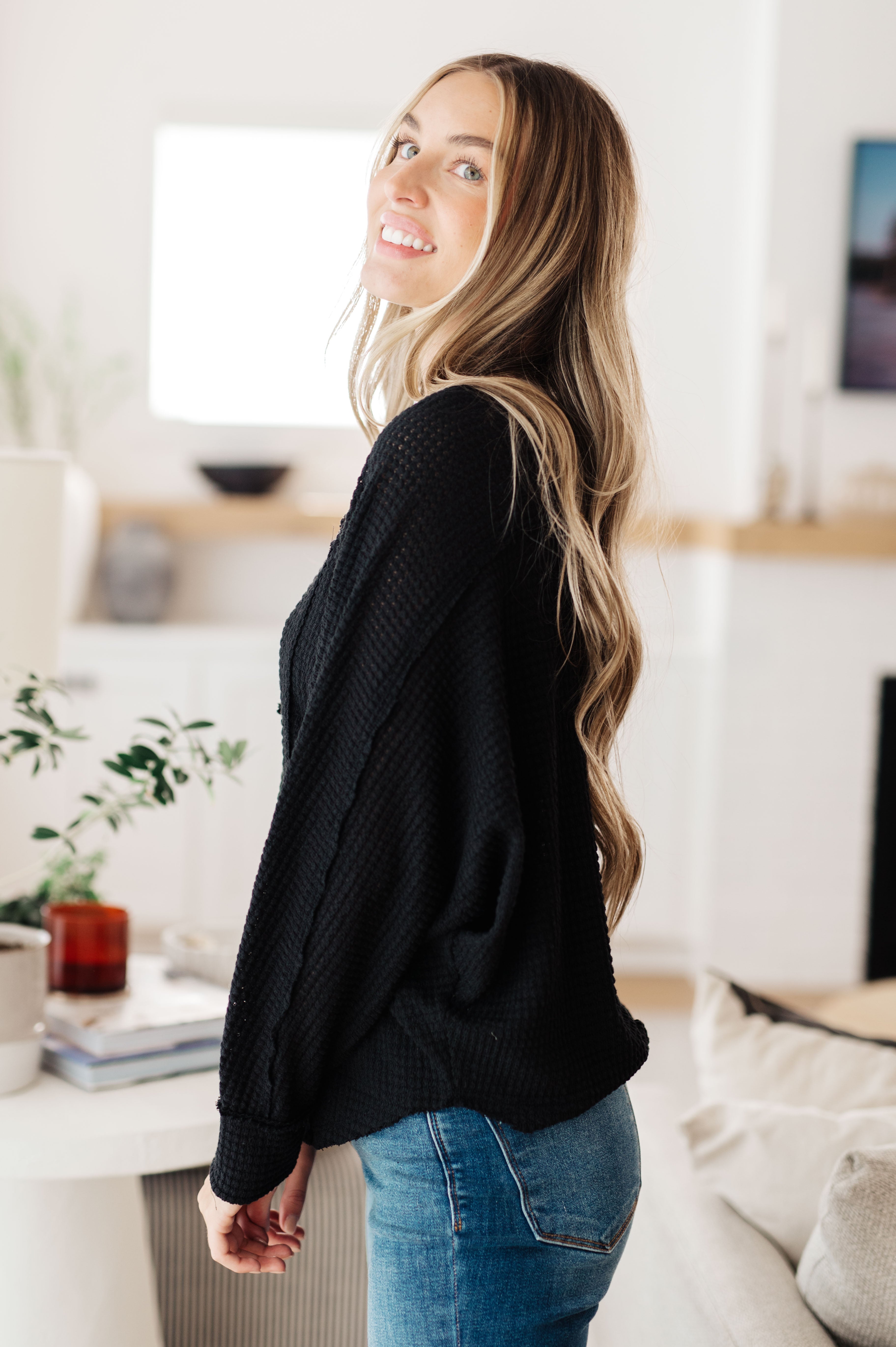 Better Than Best Henley Top - Charming Charlie