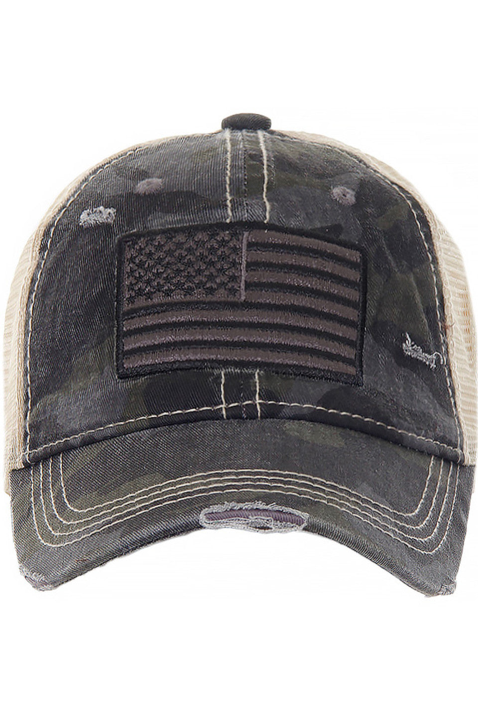 Black C.C. Camouflage Flag American Flag Baseball Pony Cap is a stylish and patriotic accessory. Made with durable materials, it features a camouflage pattern and the American flag. Represent your country and add a touch of fashion to your look. Perfect for outdoor activities and everyday wear.