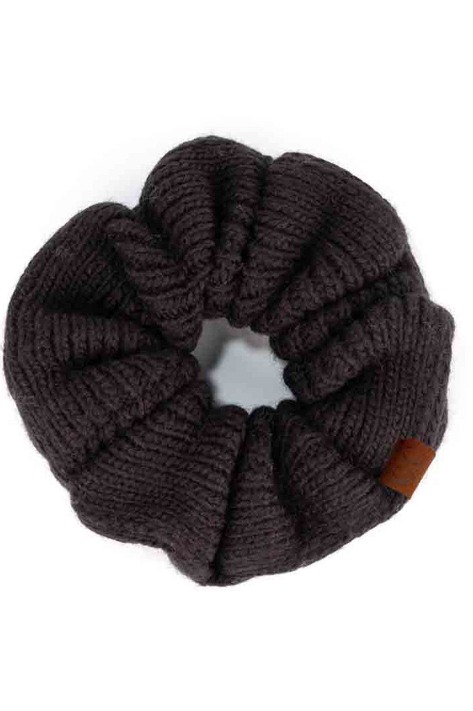 Black C.C. Soft Knit Scrunchies provide a stylish and comfortable way to keep your hair in place without causing damage. Made with soft knit material, they are gentle on your hair and perfect for everyday wear. Their scrunchy design also adds a trendy touch to your hairstyle