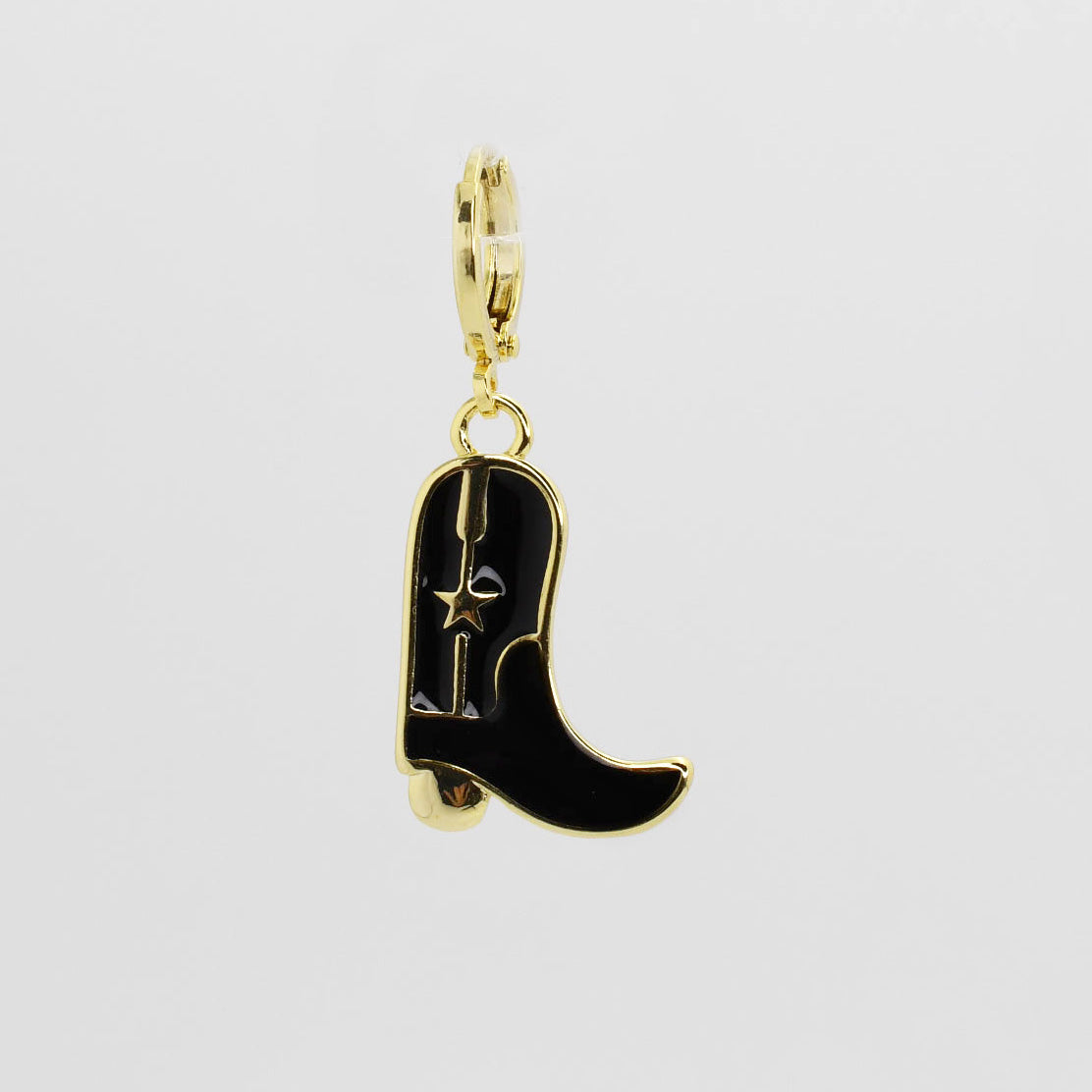 Black Cowboy Boot Charm - Charming Charlie