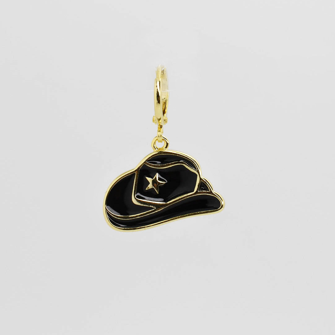 Black Cowboy Hat Charm - Charming Charlie
