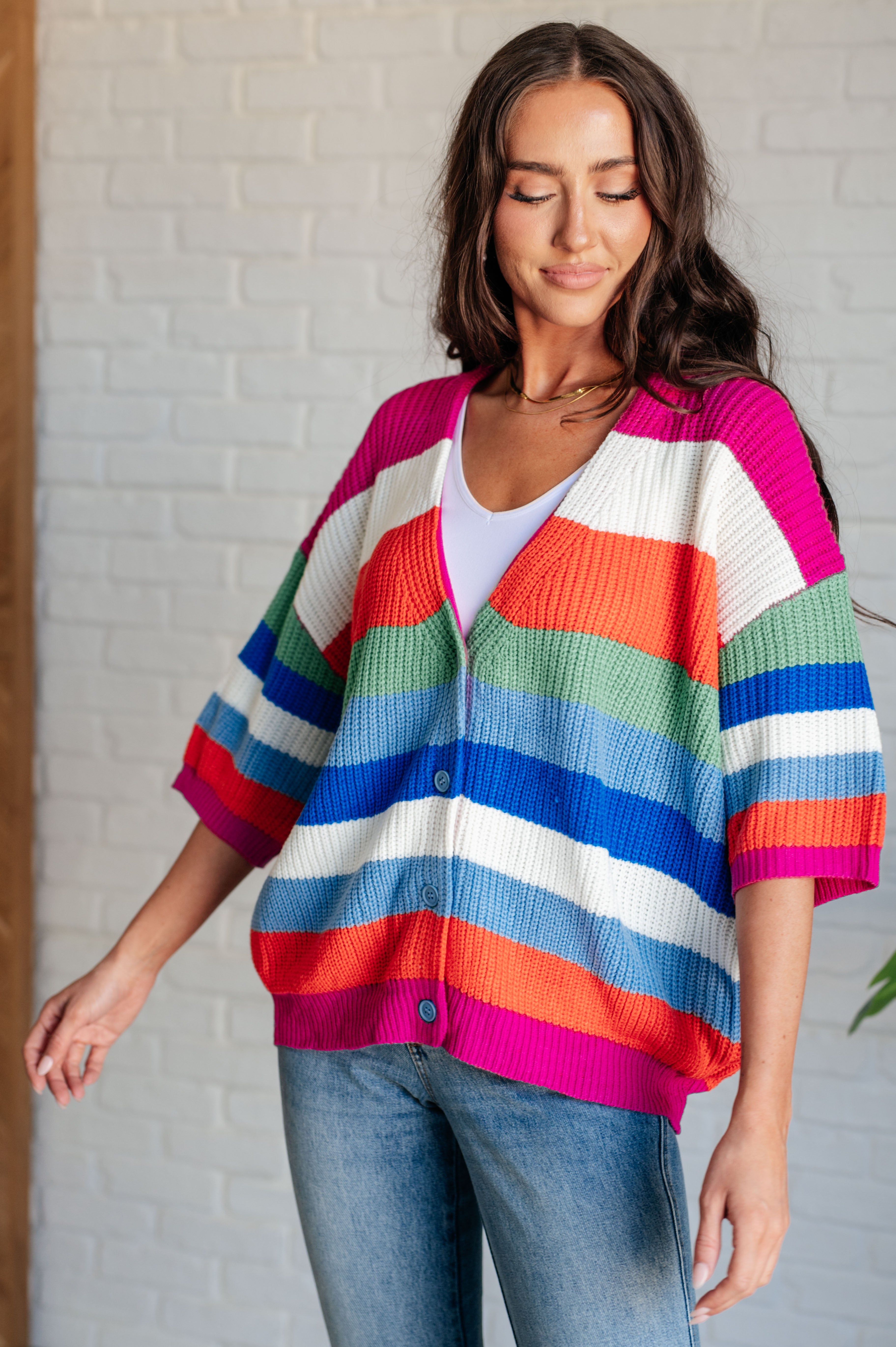 Bold Flirt Button Down Cardigan - Charming Charlie