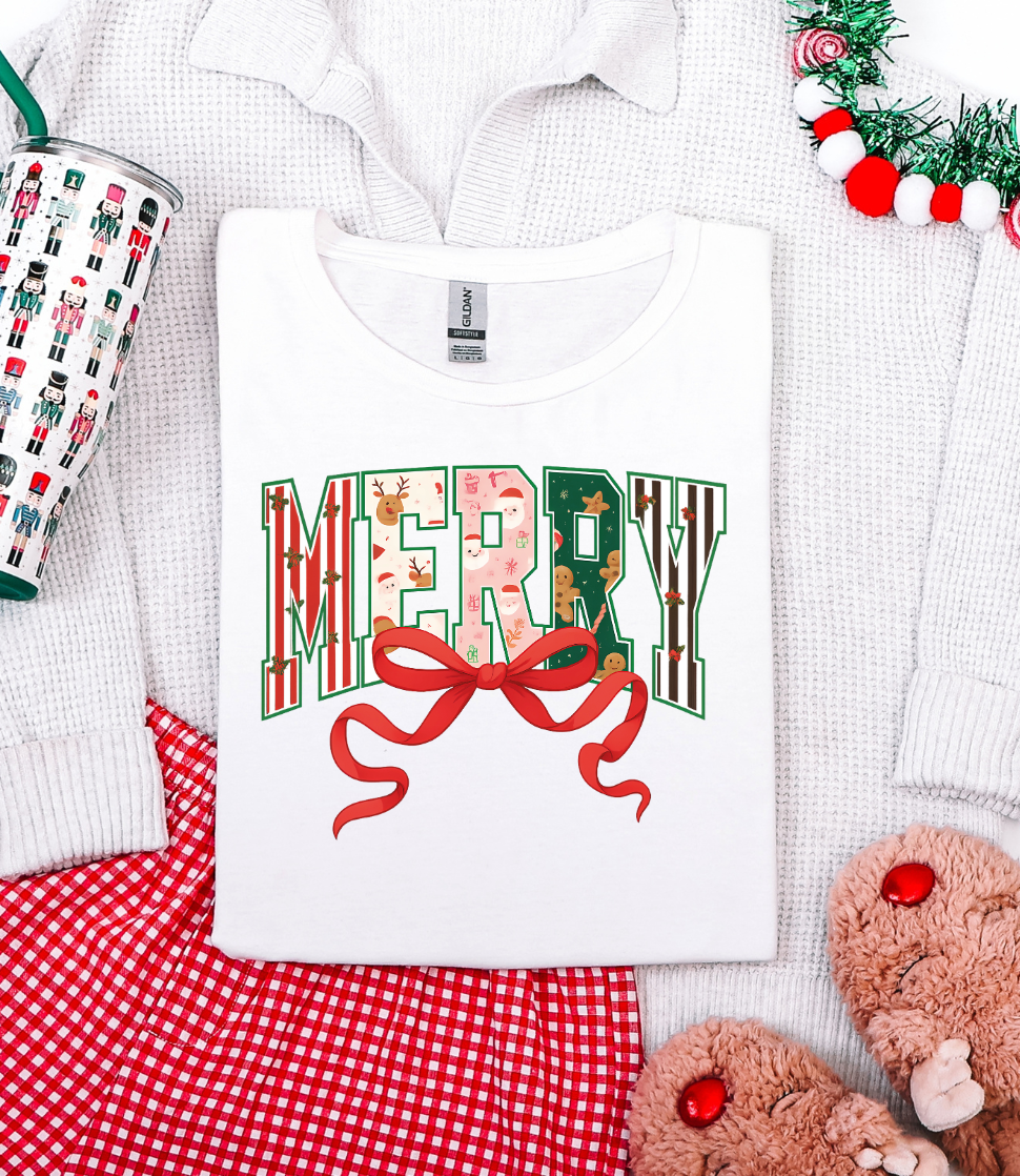 Bow-tiful Merry Graphic Tee and Sweatshirt - Charming Charlie