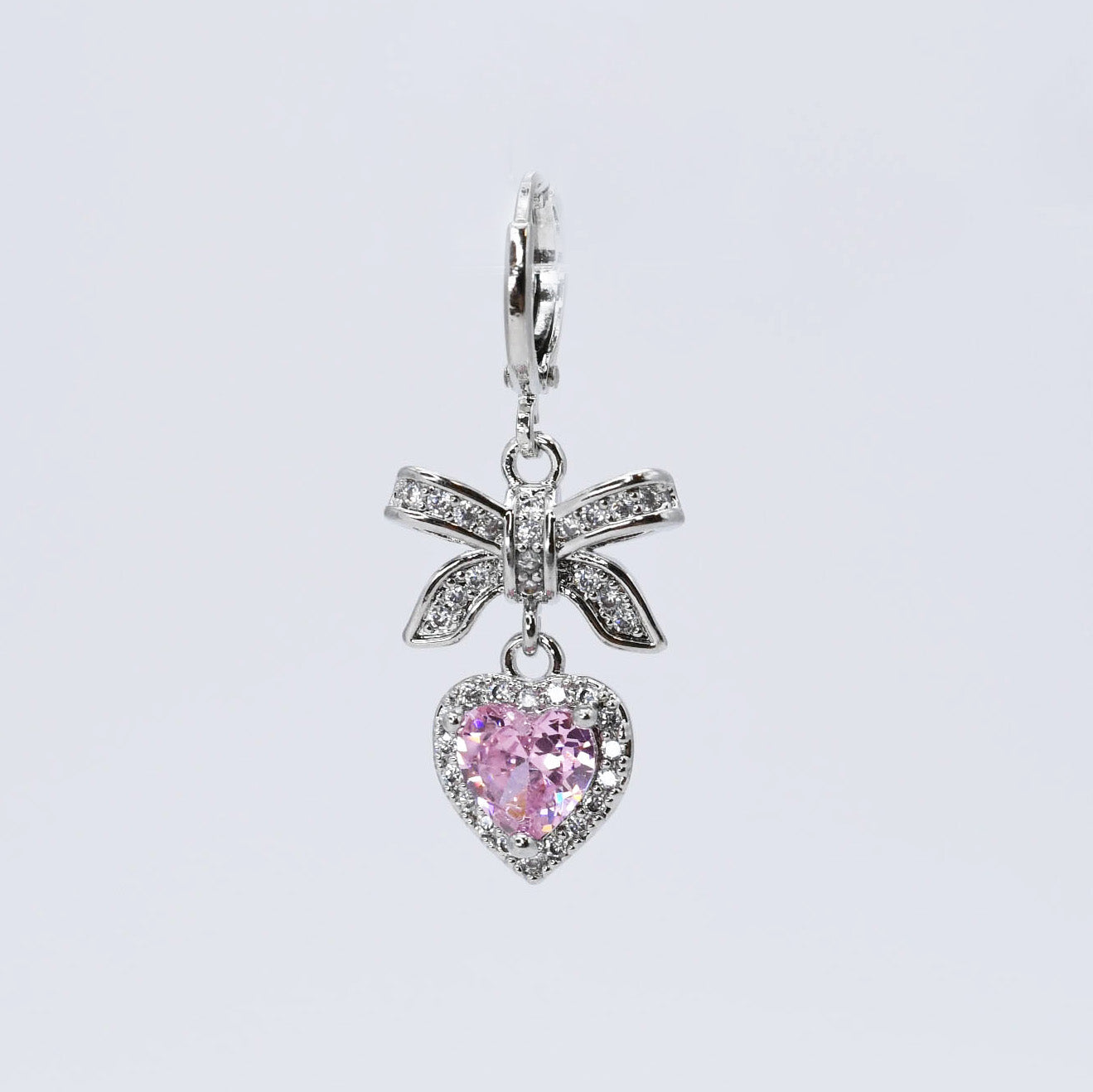 Bow Heart Charm CH-39 - Charming Charlie