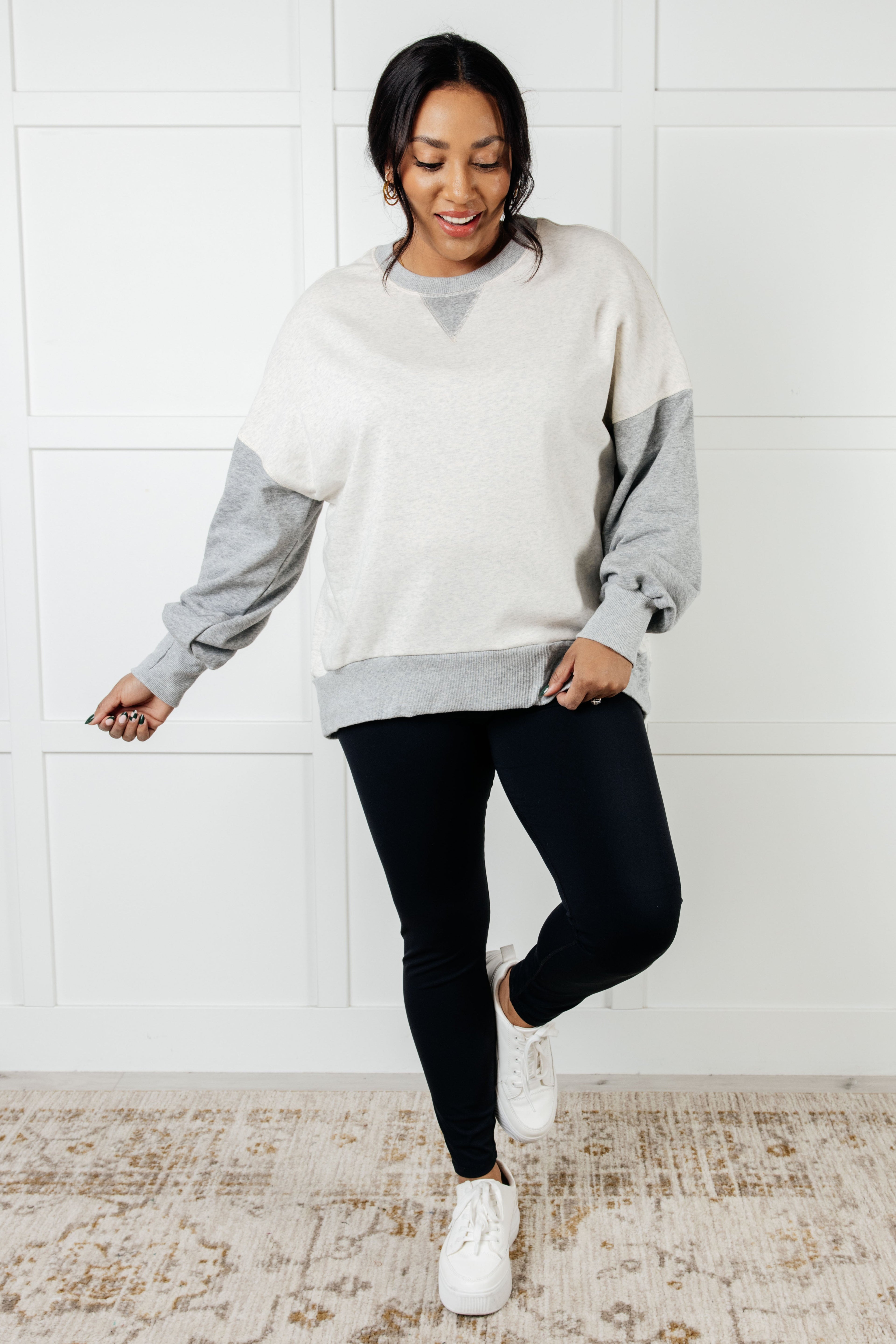 Bring it Together Color Block Pullover - Charming Charlie