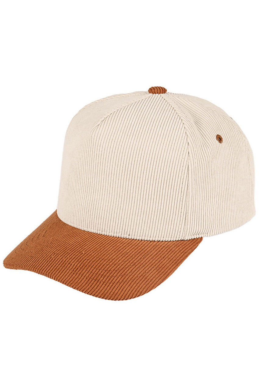 C.C Two Tone Corduroy Trucker Cap - Charming Charlie