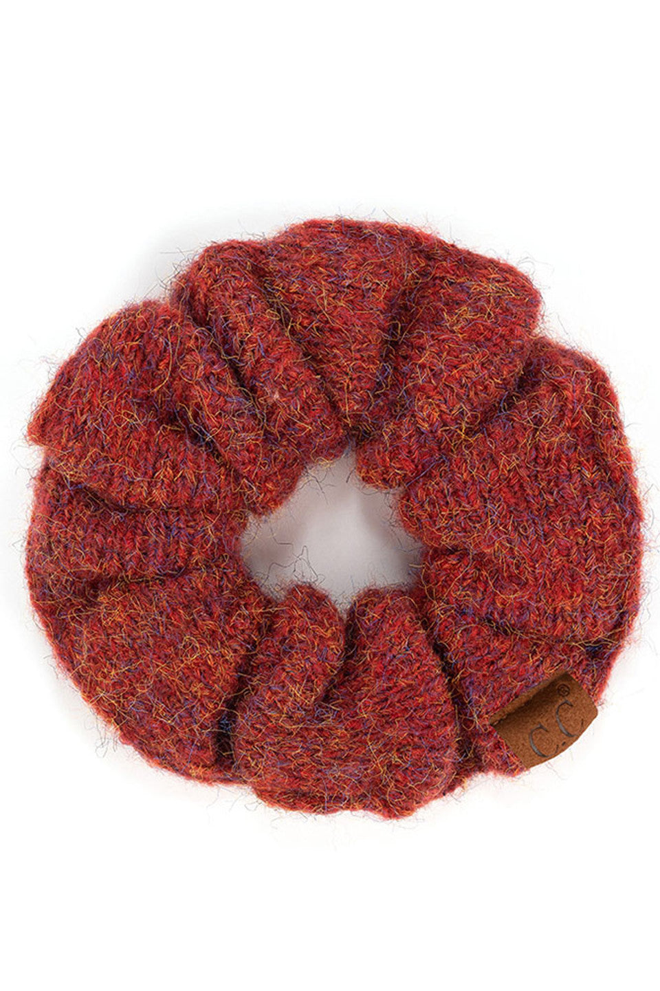 Burnt Orange C.C. Multi Yarn Knit Solid Color Soft Scrunchies are the perfect addition to any hairstyle. Made with a blend of soft, durable yarn, they provide a comfortable and secure hold without pulling or damaging your hair. Available in a variety of solid colors, they are versatile and stylish.