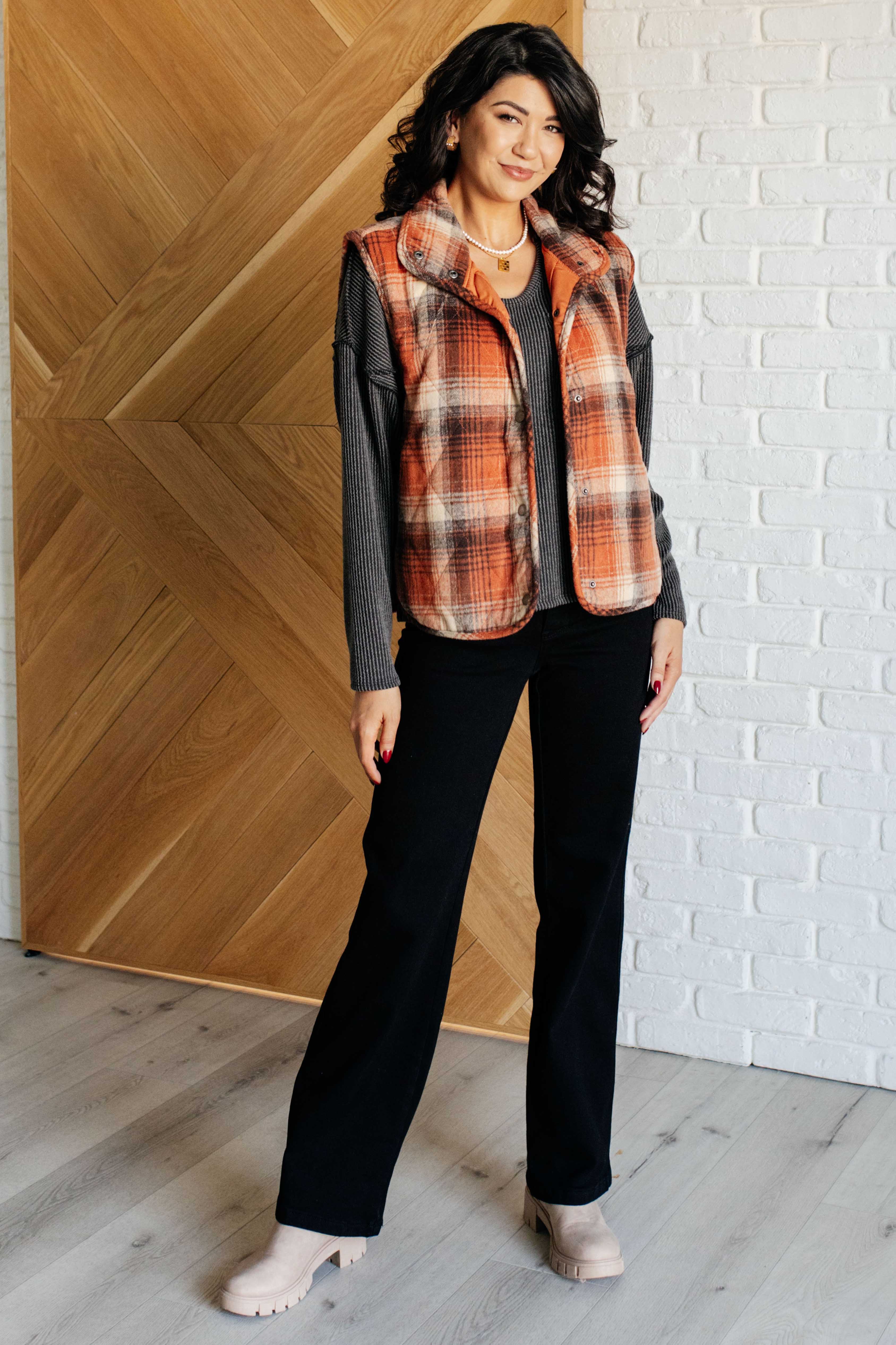 Kinda Sorta Ribbed Top in Charcoal - Charming Charlie