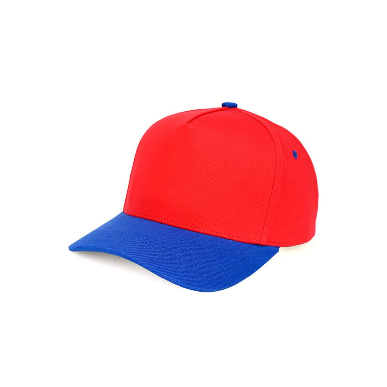 Blue/Red This C.C Two Tone Trucker Hat is the definition of understated cool. Crafted from breathable canvas with a structured crown and curved brim, it's the perfect throw-on-and-go hat for everyday errands, long drives, or laid-back weekends. The two-tone color block design adds a modern twist, while the adjustable snapback ensures all-day comfort and fit.