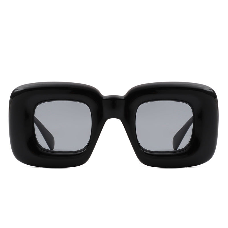 Rayne - Y2K Square Inflated Chunky Retro Funny Sunglasses - Charming Charlie