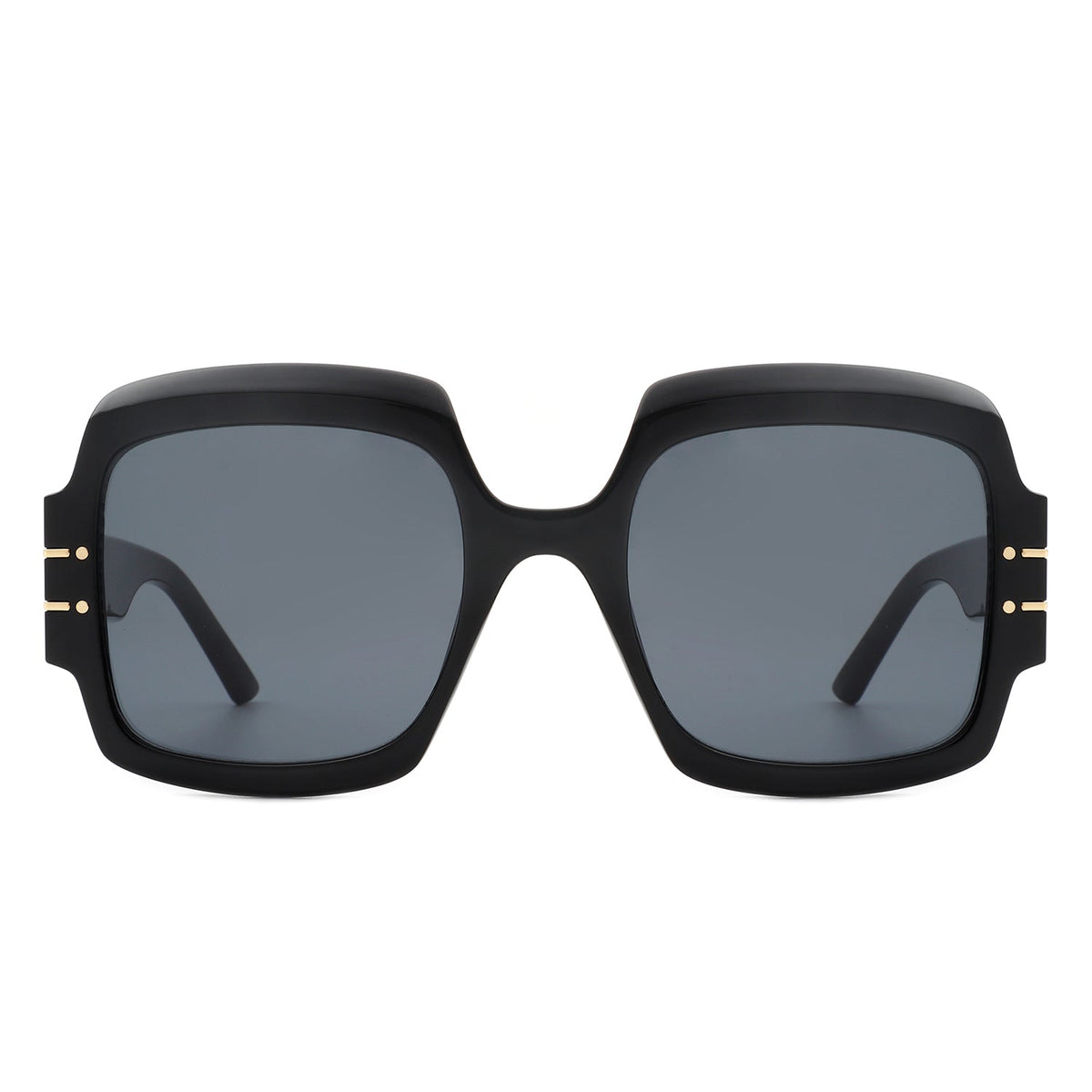 Emblazon - Women Oversize Flat Top Fashion Square Sunglasses - Charming Charlie