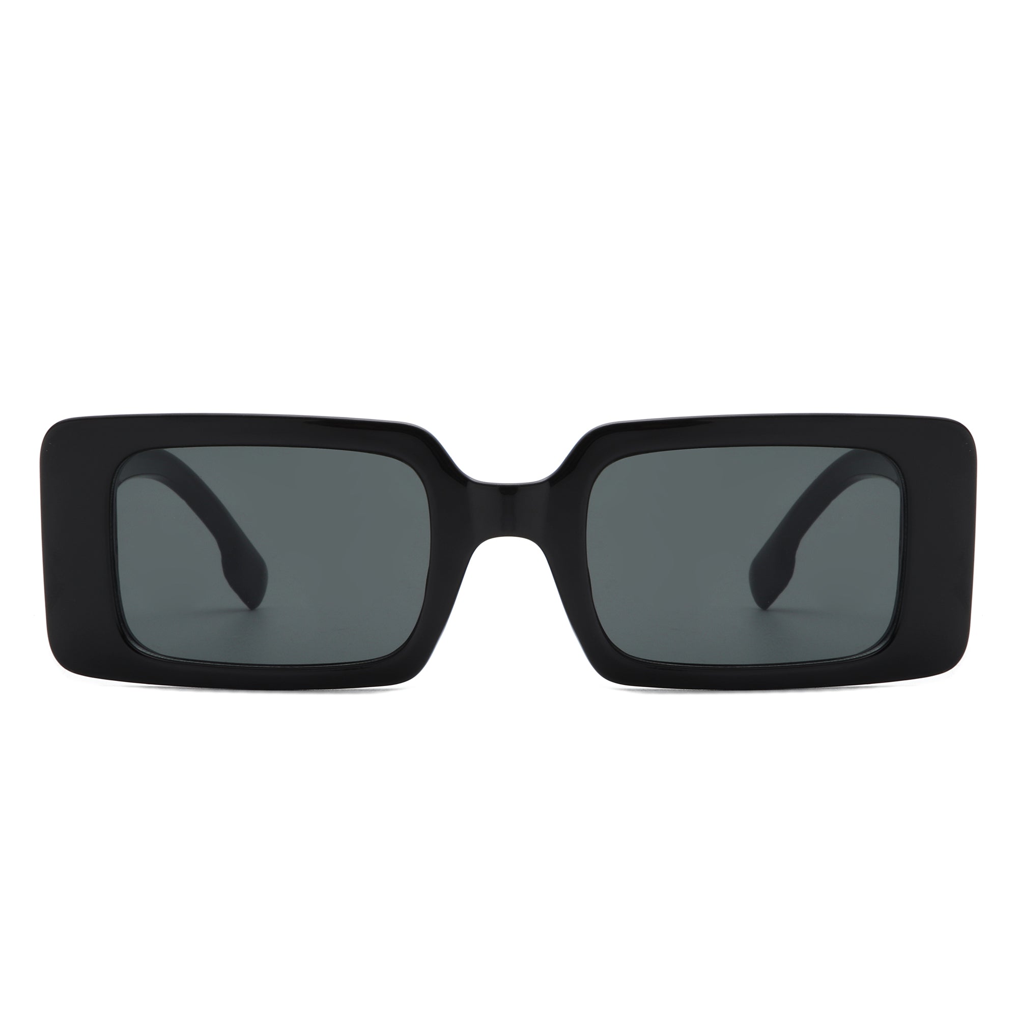 Kaelith - Retro Square Thick Frame Women's Fashion Sunglasses - Charming Charlie