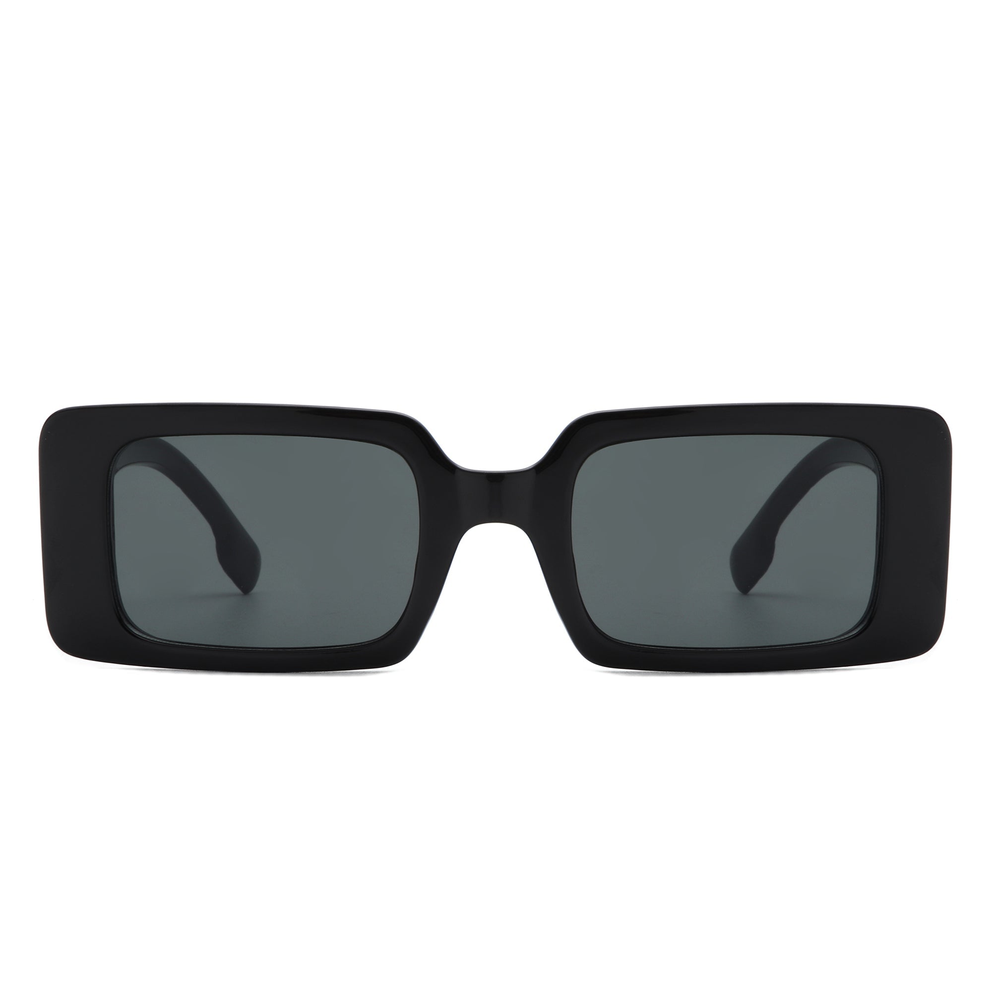 Kaelith - Retro Square Thick Frame Women's Fashion Sunglasses - Charming Charlie