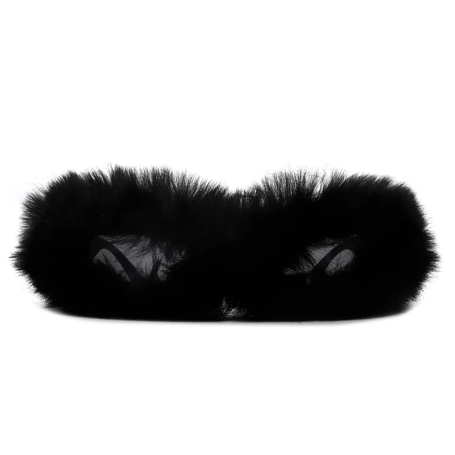 Kyriel - Y2K Wrap Around Fuzzy Fashion Furr Women Sunglasses - Charming Charlie