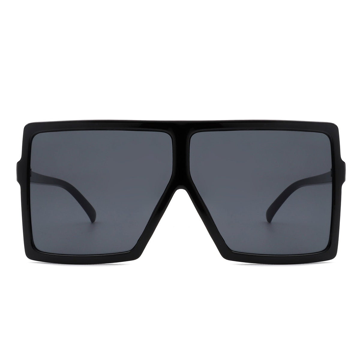 Zenithia - Square Oversize Women Flat Top Fashion Sunglasses - Charming Charlie