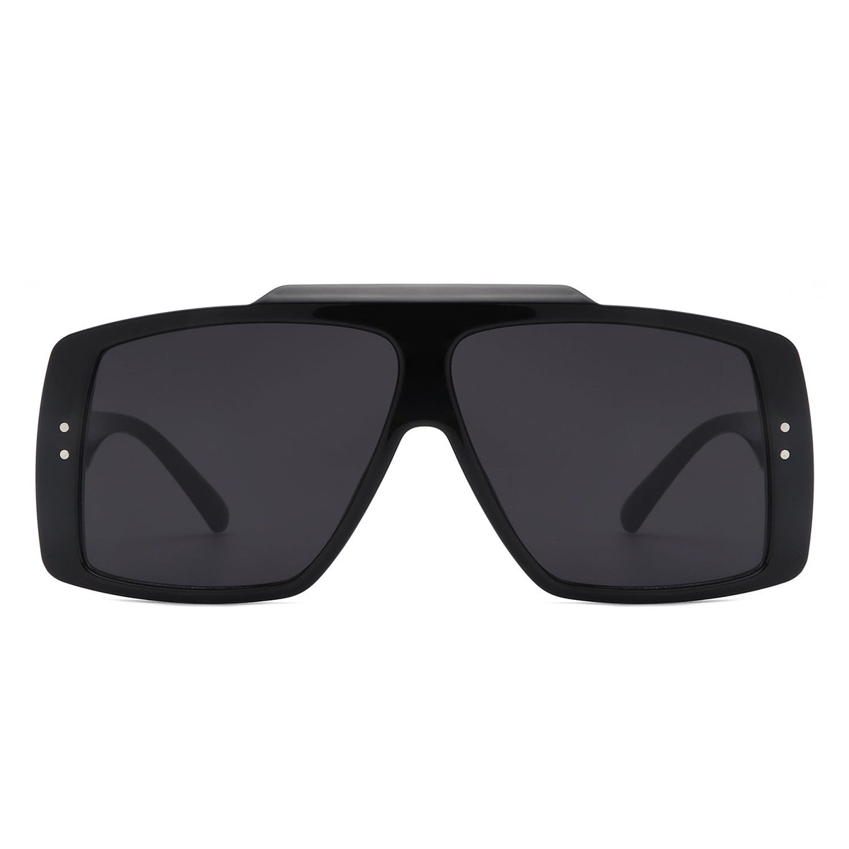 Halia - Square Retro Flat Top Vintage Inspired Fashion Sunglasses - Charming Charlie