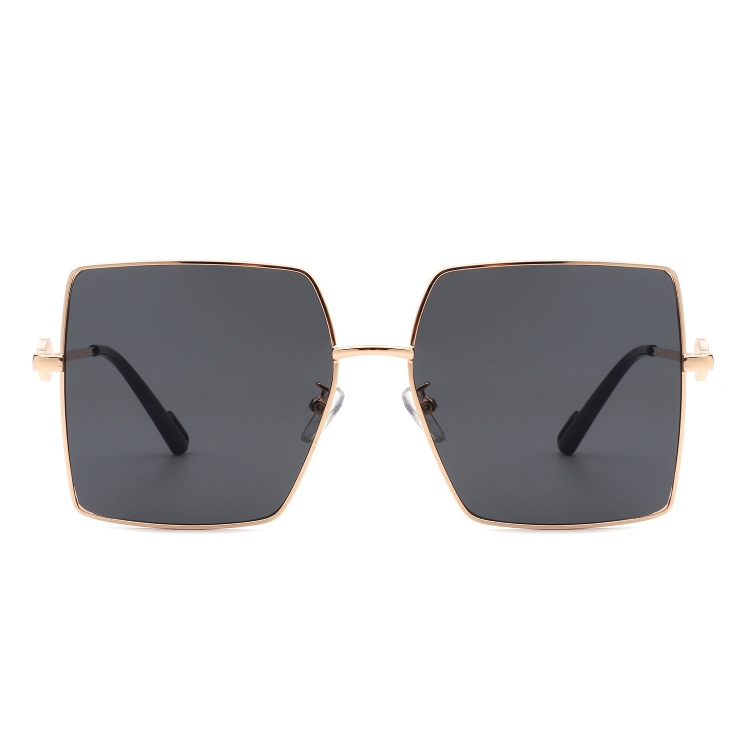 Benazia - Square Oversize Flat Top Large Tinted Women Fashion Sunglasses - Charming Charlie