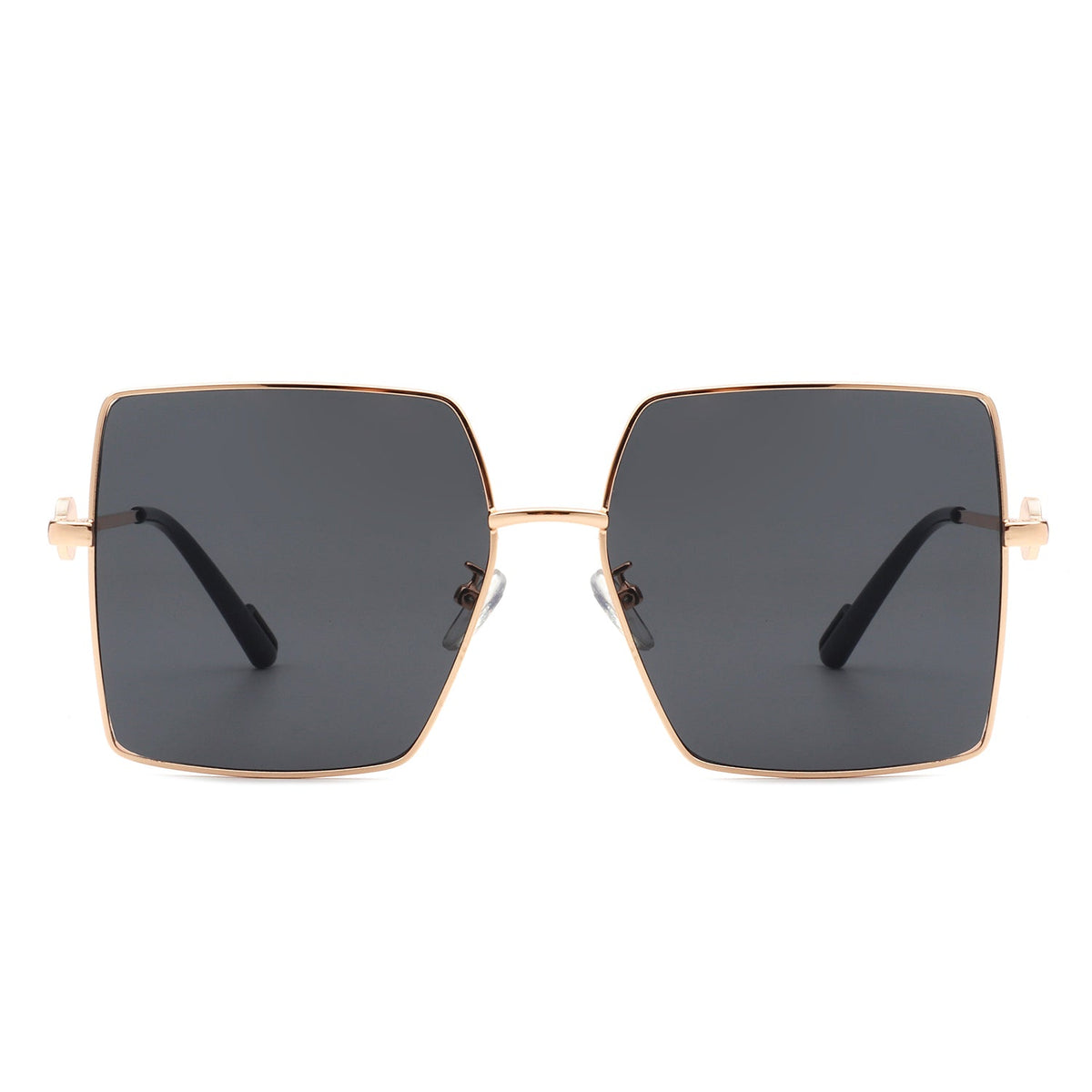 Benazia - Square Oversize Flat Top Large Tinted Women Fashion Sunglasses - Charming Charlie