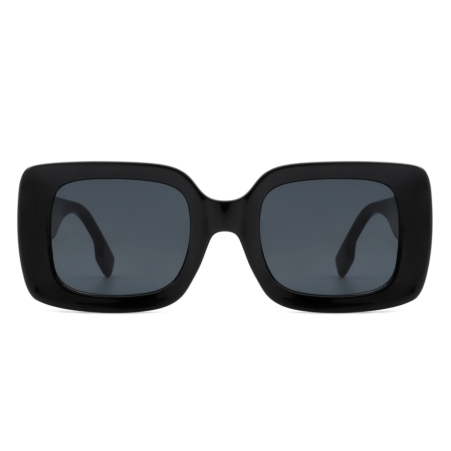 Jadestone - Square Retro Flat Top Fashion Sunglasses - Charming Charlie