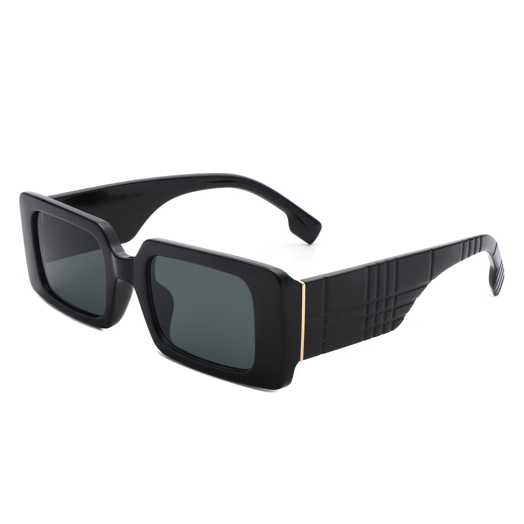 Kaelith - Retro Square Thick Frame Women's Fashion Sunglasses - Charming Charlie