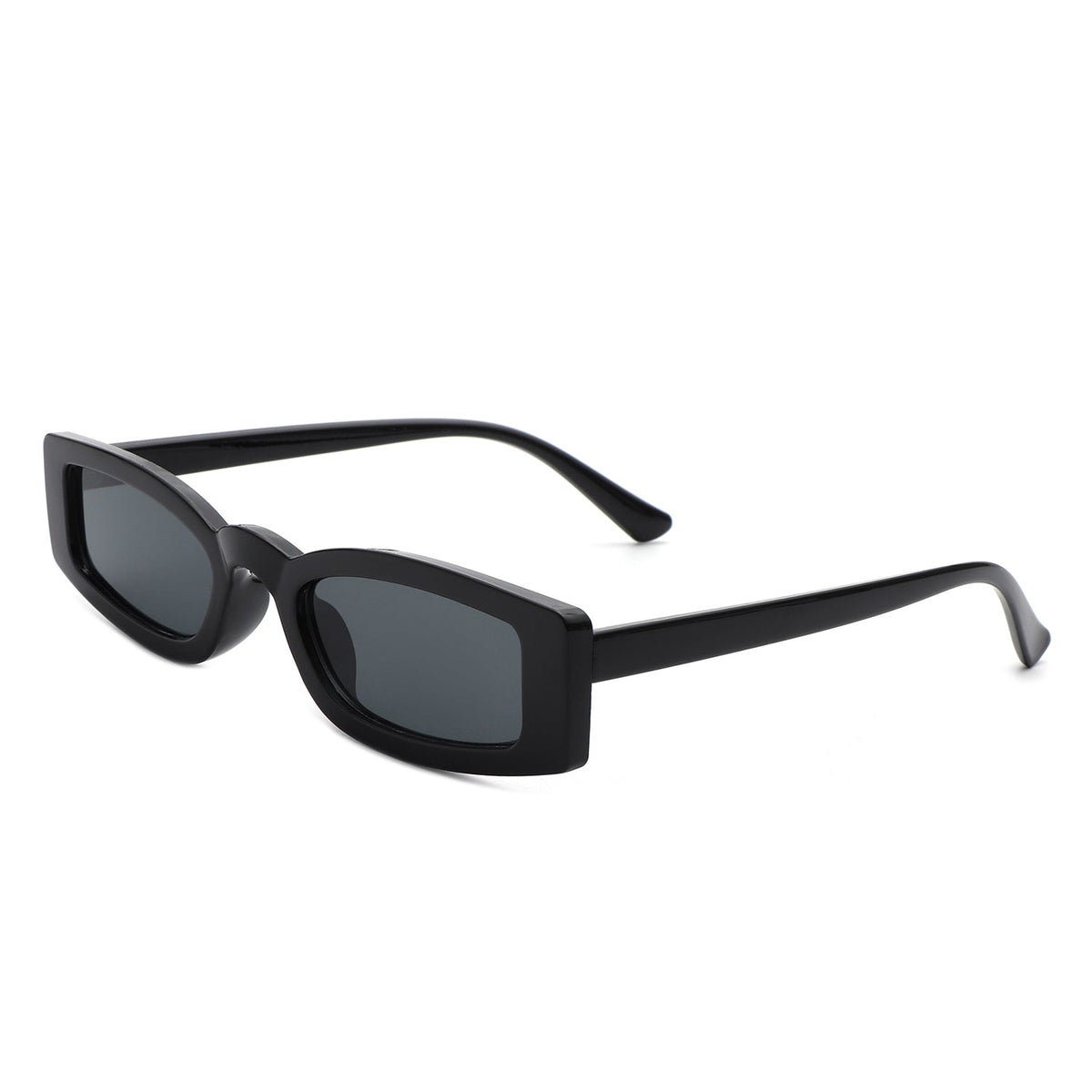 Starzest - Rectangle Slim Retro Tinted Square Vintage Narrow Sunglasses - Charming Charlie